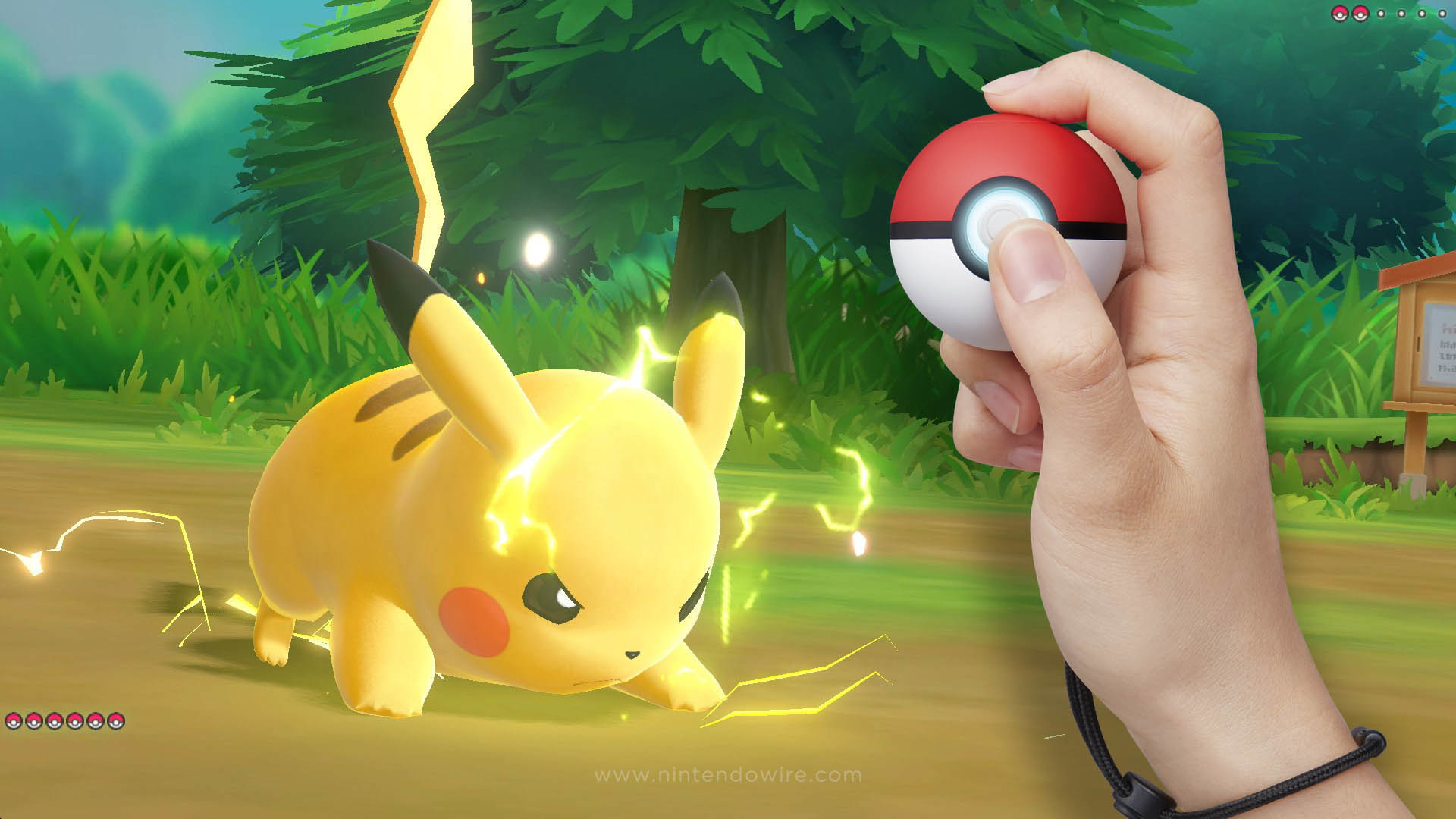 1920x1080 Guide: How to pair the PokÃ© Ball Plus and take PokÃ©mon for a stroll in  Let's Go, Pikachu & Eevee! | Nintendo Wire
