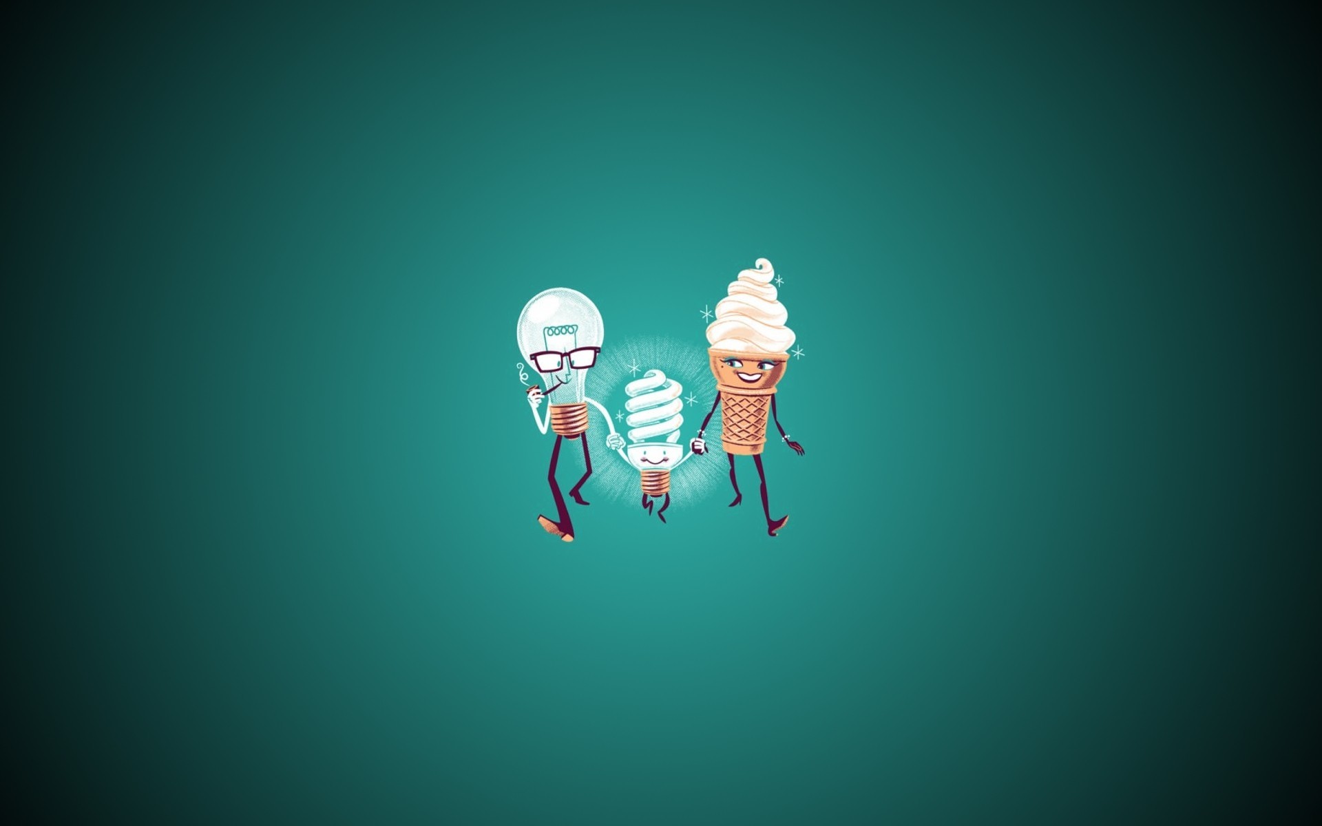 1920x1200 wallpaper minimalistic Â· humor Â· kids Â· ice cream