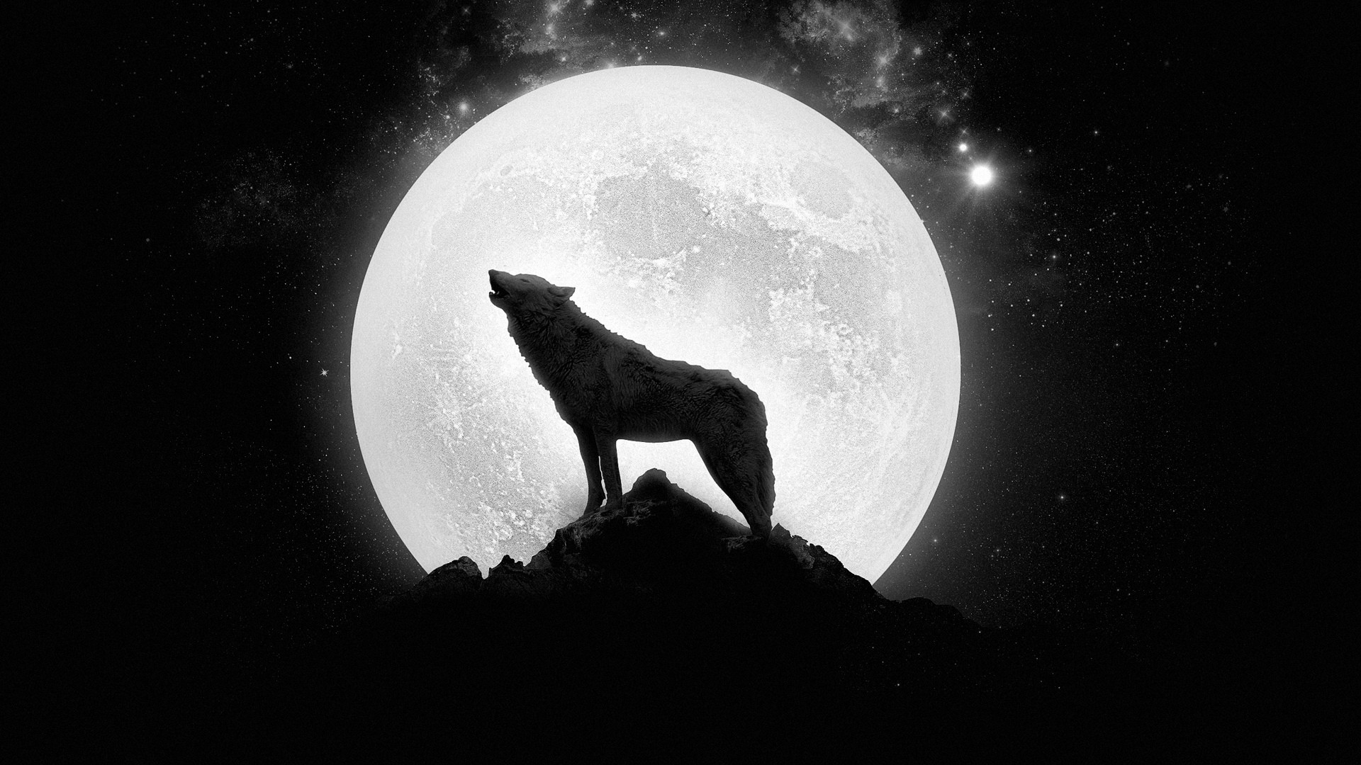 1920x1080 Moon Wolf Wallpapers Group (70+)