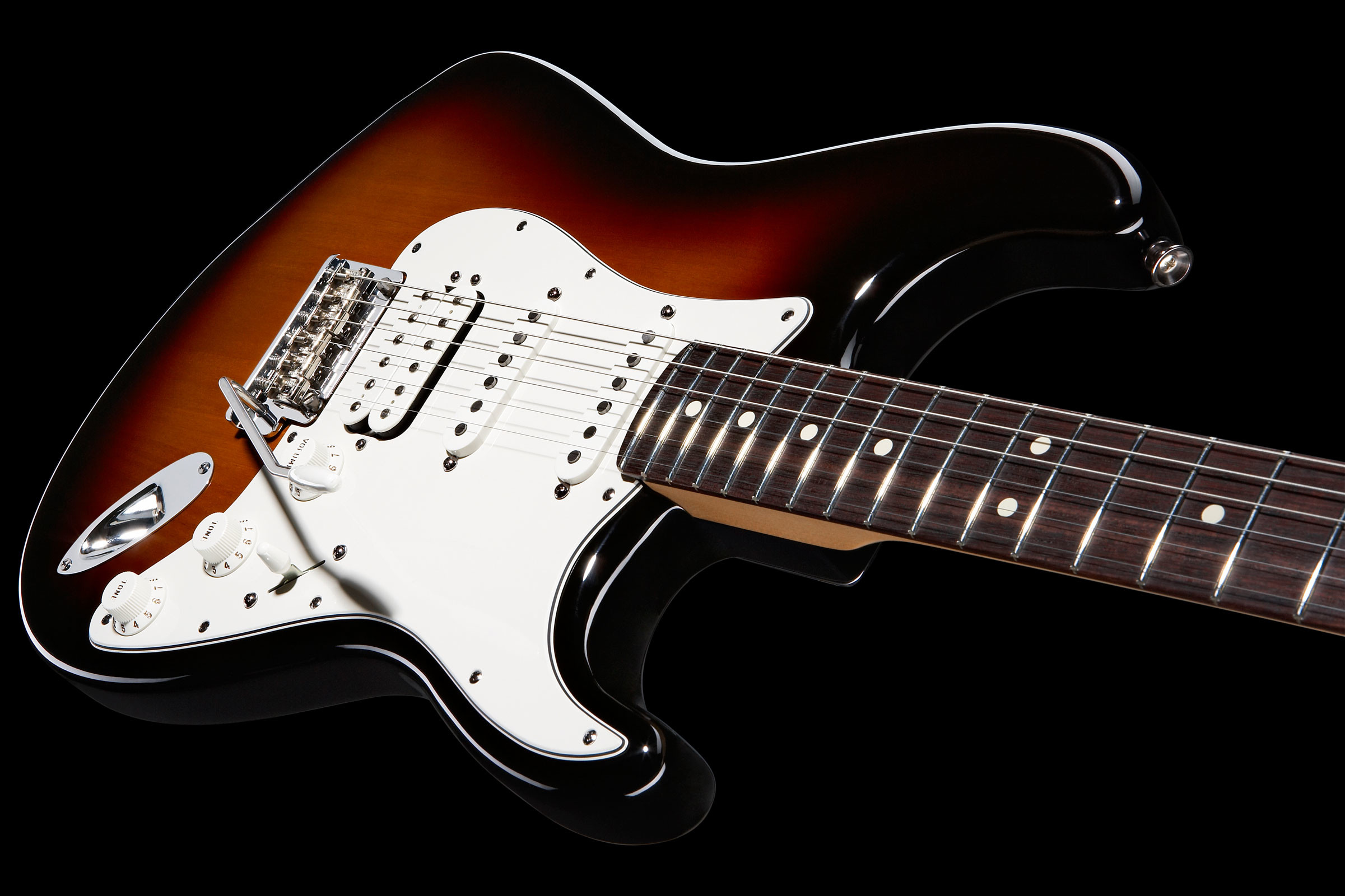 2401x1600 ... Fender American Standard Stratocaster HSS 3-Color Sunburst RW electric  guitar ...