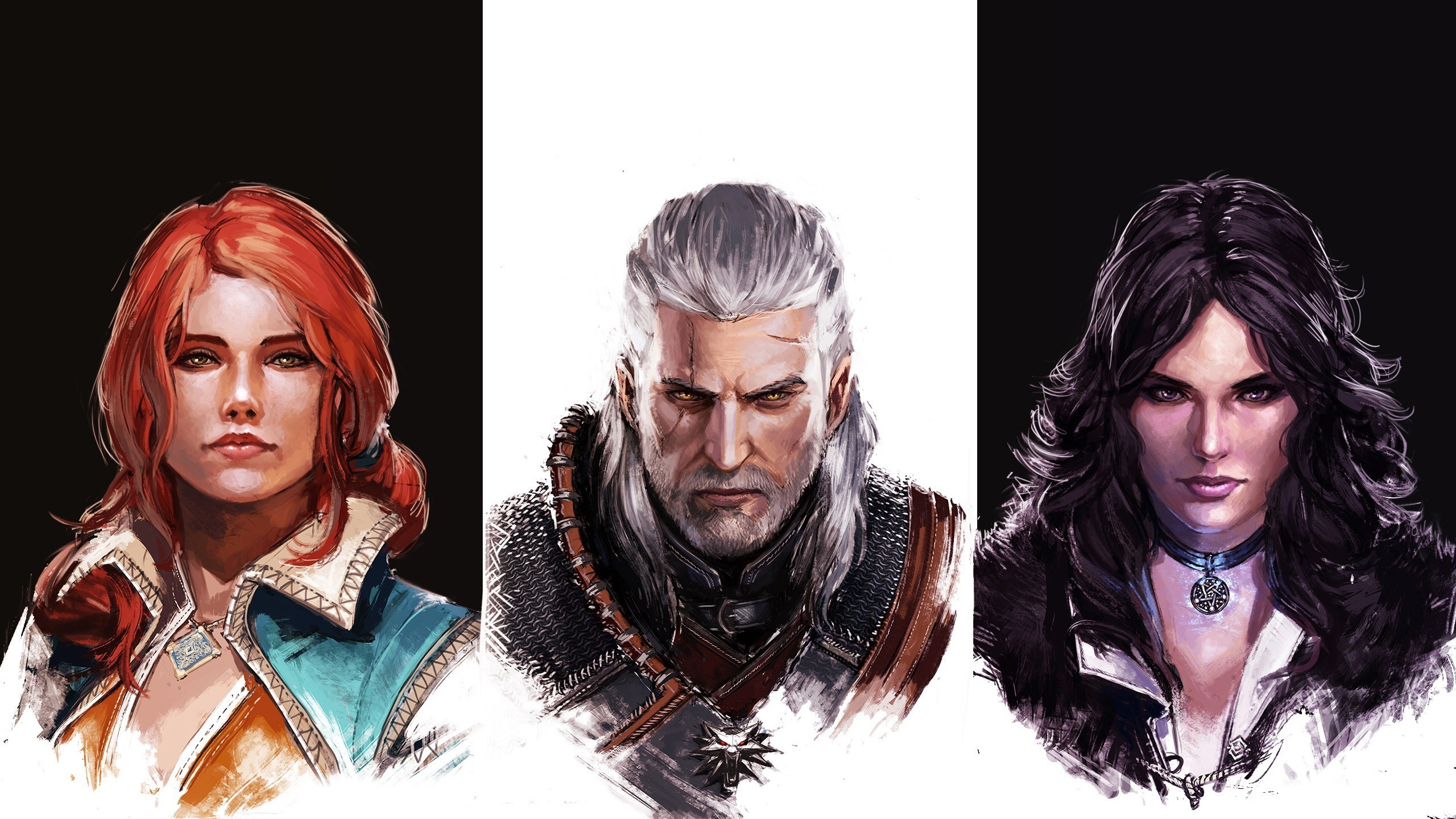 2560x1440 The Witcher, Triss Merigold, Geralt Of Rivia, Yennefer Of Vengerberg, The  Witcher 3: Wild Hunt, Video Games Wallpapers HD / Desktop and Mobile  Backgrounds