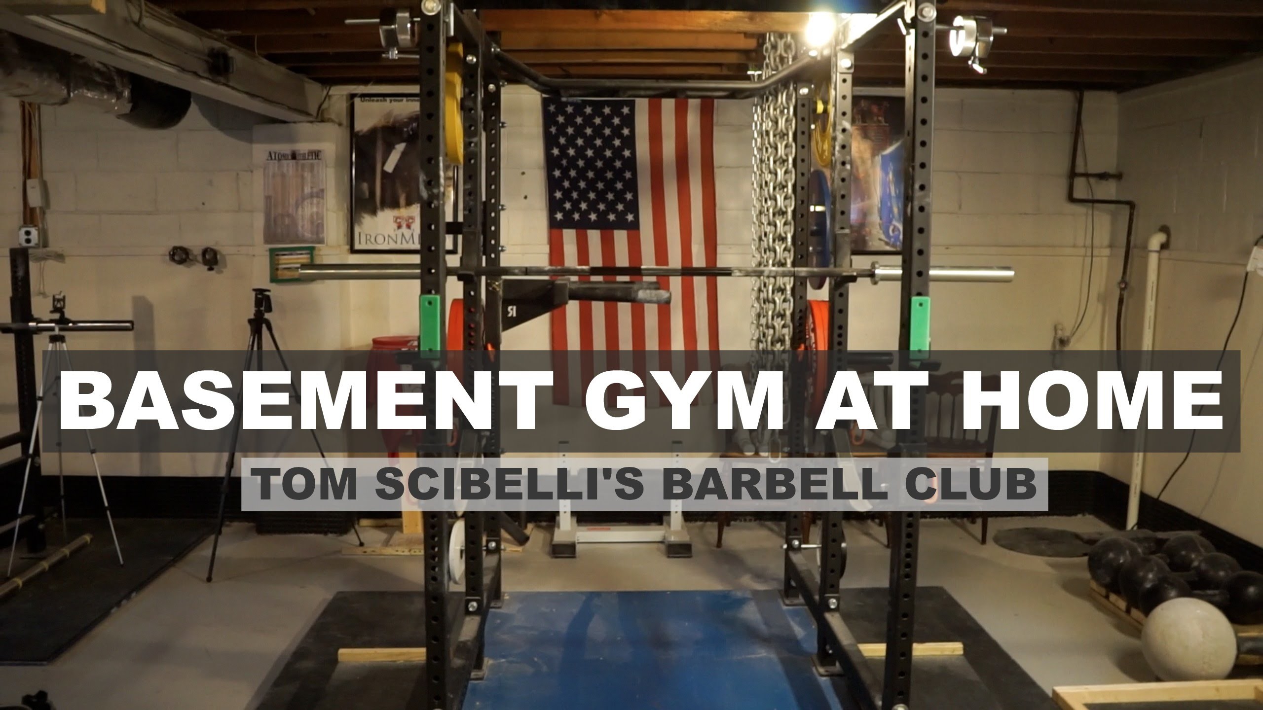 2560x1440 Awesome Rogue Fitness Basement Gym At Home | Tom Scibelli & Jonathan  Walseman Collab - YouTube
