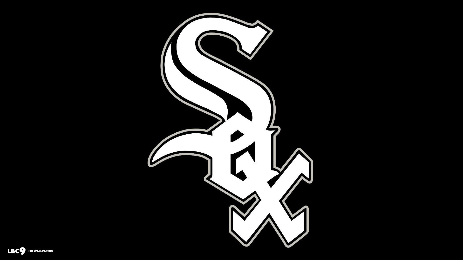1920x1080 white sox logo on black background 