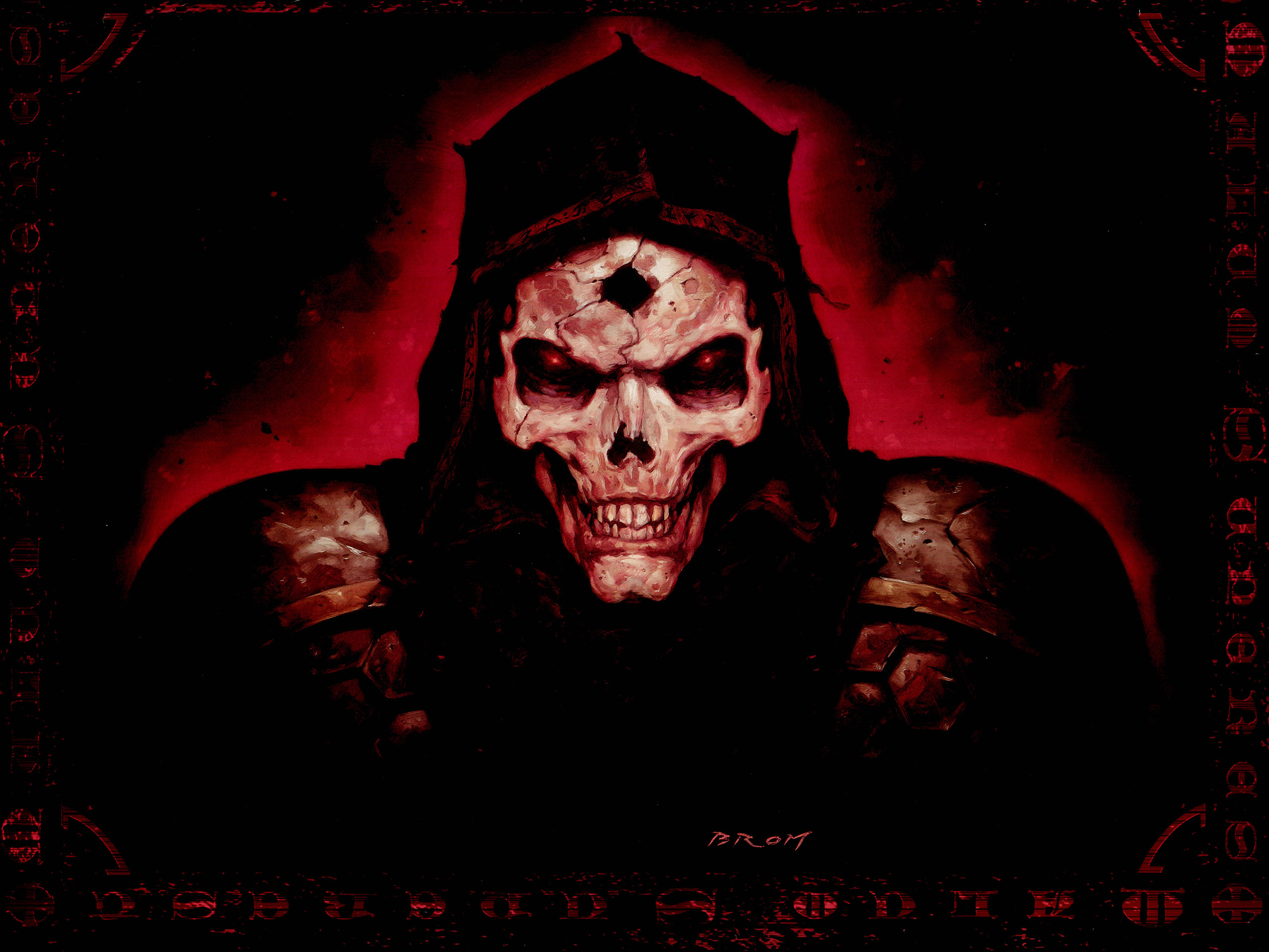 2560x1920 Diablo 2 Quake fantasy art dark horror skull evil scary spooky creepy face eyes  wallpaper |  | 32172 | WallpaperUP