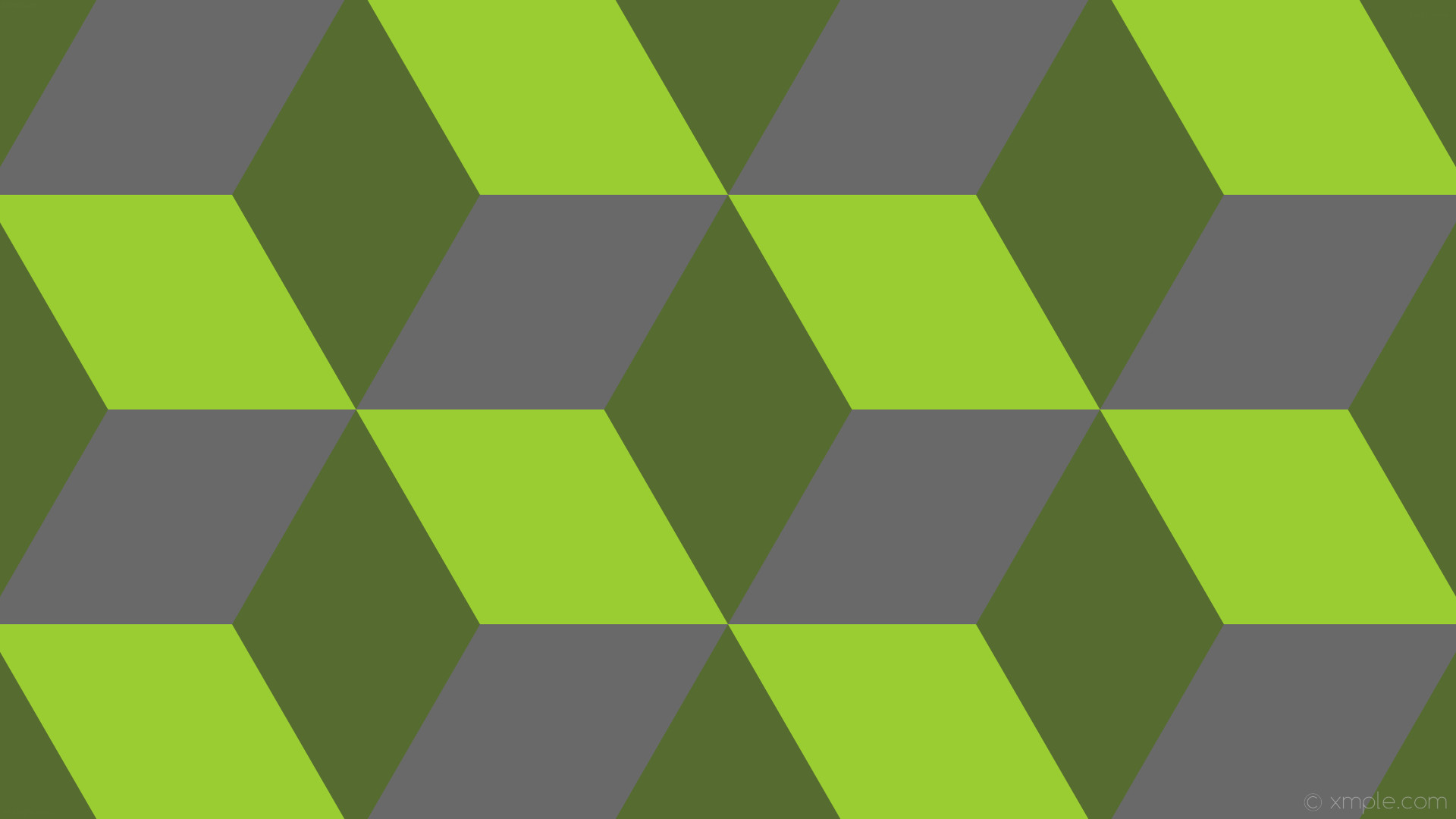 1920x1080 wallpaper green 3d cubes grey dark olive green dim gray yellow green  #556b2f #696969