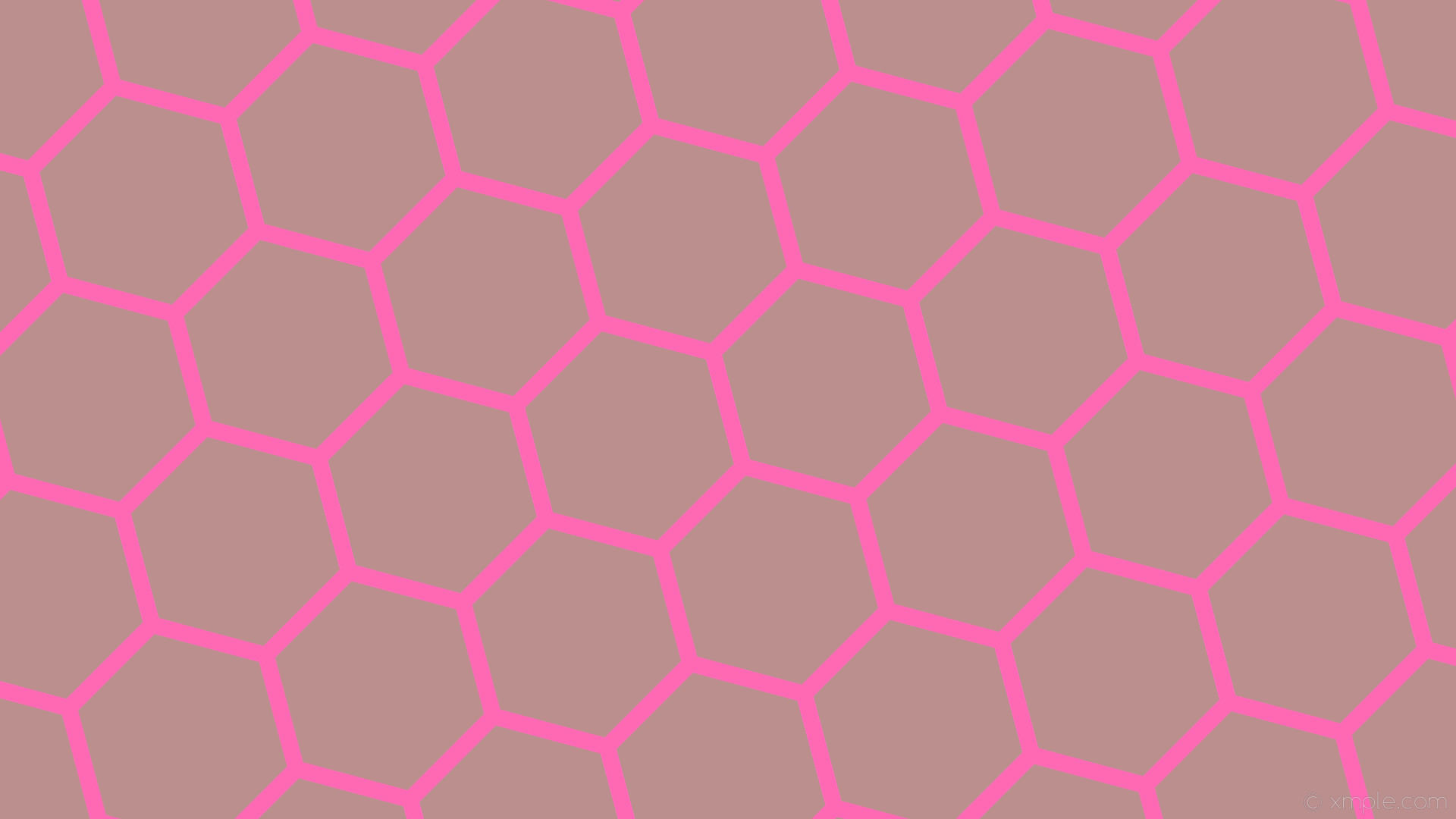1920x1080 wallpaper pink beehive hexagon brown honeycomb rosy brown hot pink #bc8f8f  #ff69b4 diagonal 15
