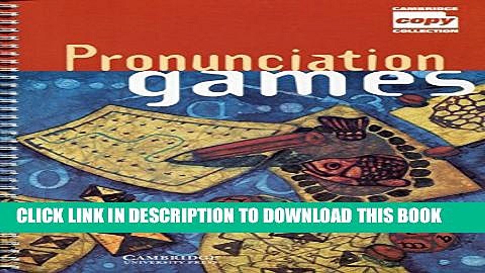 1920x1080 [PDF] Pronunciation Games (Cambridge Copy Collection) Full Online - video  dailymotion