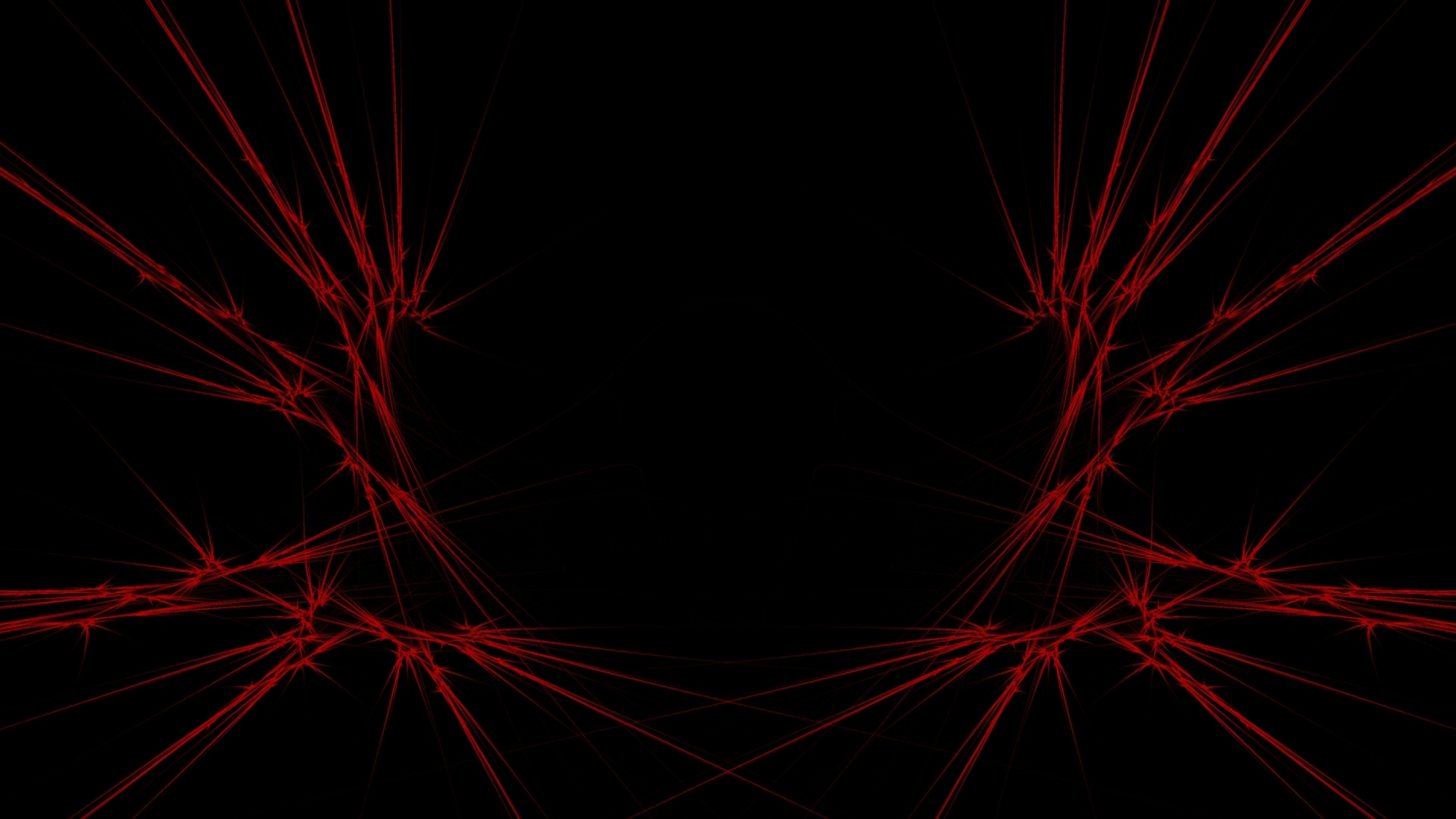 3840x2160  Wallpaper red, black, abstract