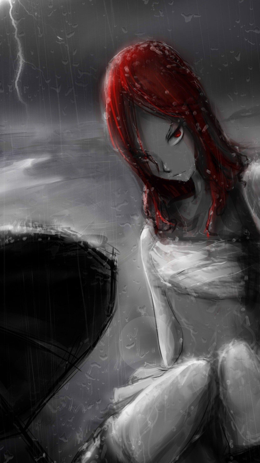 1080x1920 erza scarlet, anime, fairy tail, girl, the tale of the fairy tail