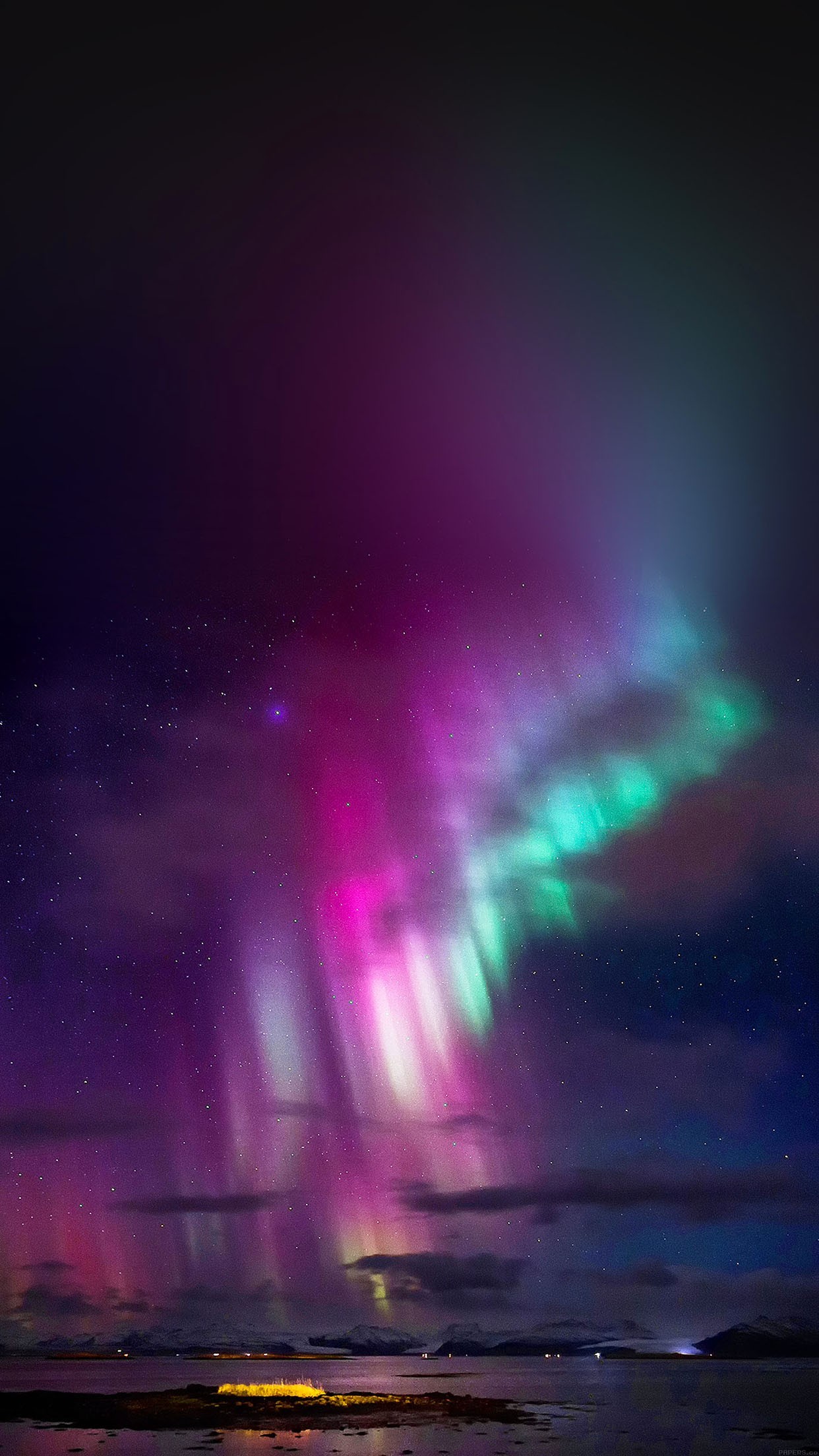 1242x2208 Download aurora trippy sky nature iphone 6 plus wallpapers