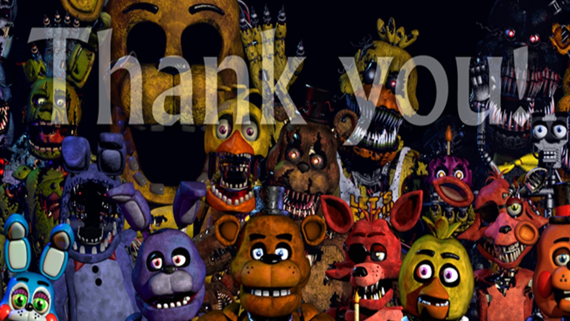 1920x1080 THANK YOU | Nueva Imagen De Five Nights At Freddy's | Teaser | FNAF -  YouTube