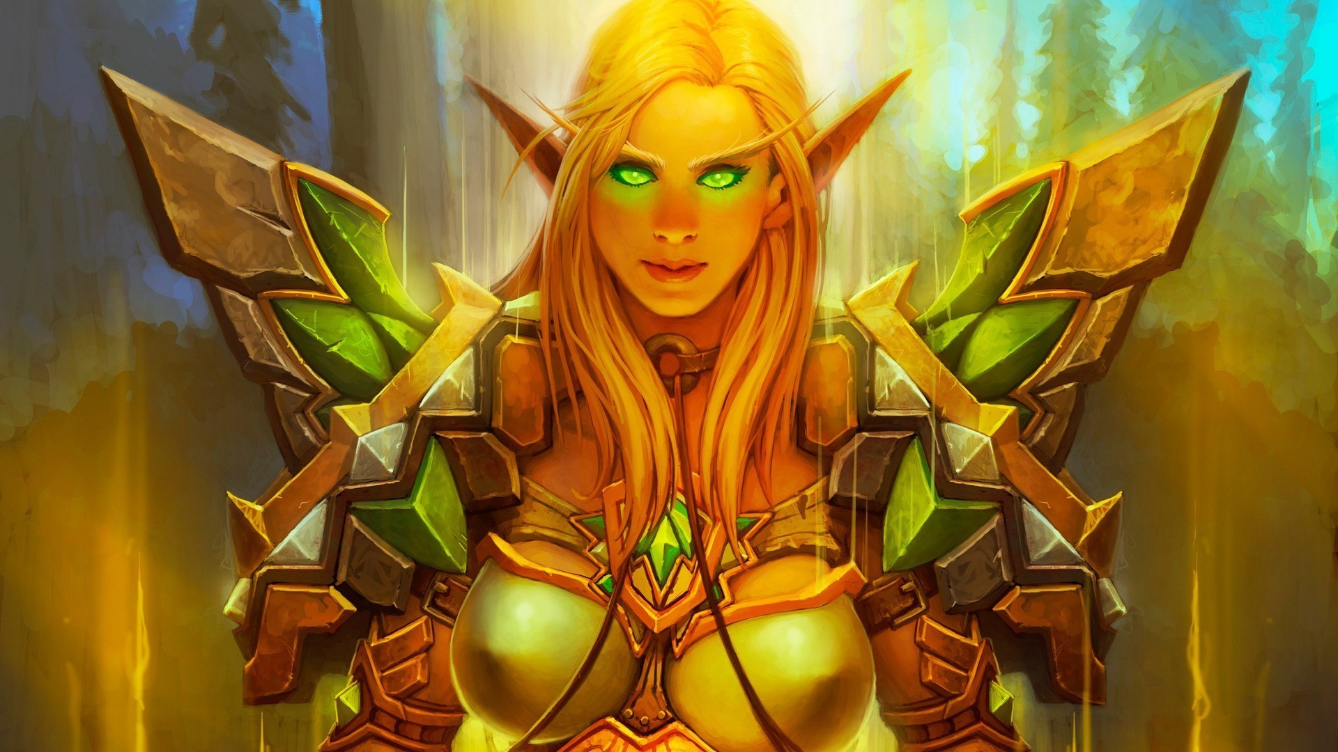 1920x1080 women, PC Gaming, Blood Elf, World Of Warcraft Wallpapers HD / Desktop and  Mobile Backgrounds