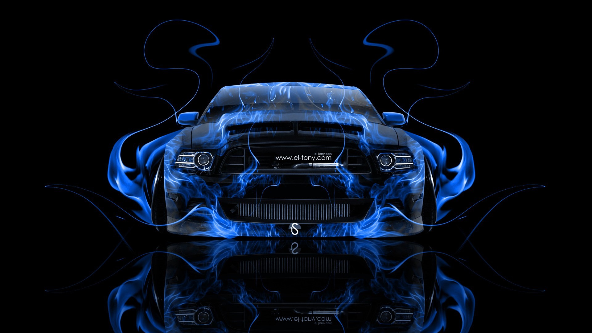1920x1080 2014 Ford Mustang Logo Wallpapers ...