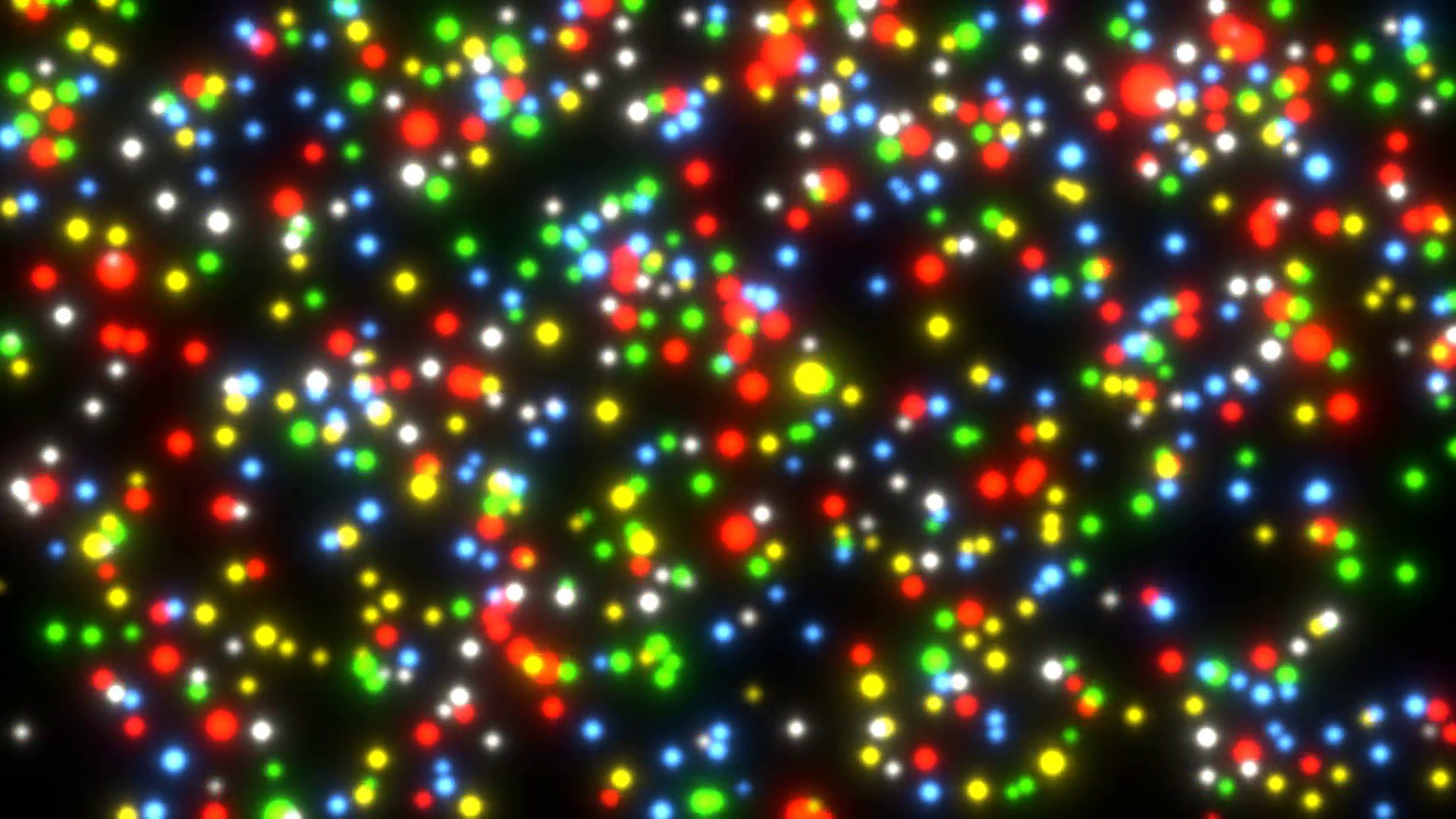 1920x1080 Animated falling glowing Christmas lights oh black background. Motion  Background - Storyblocks Video
