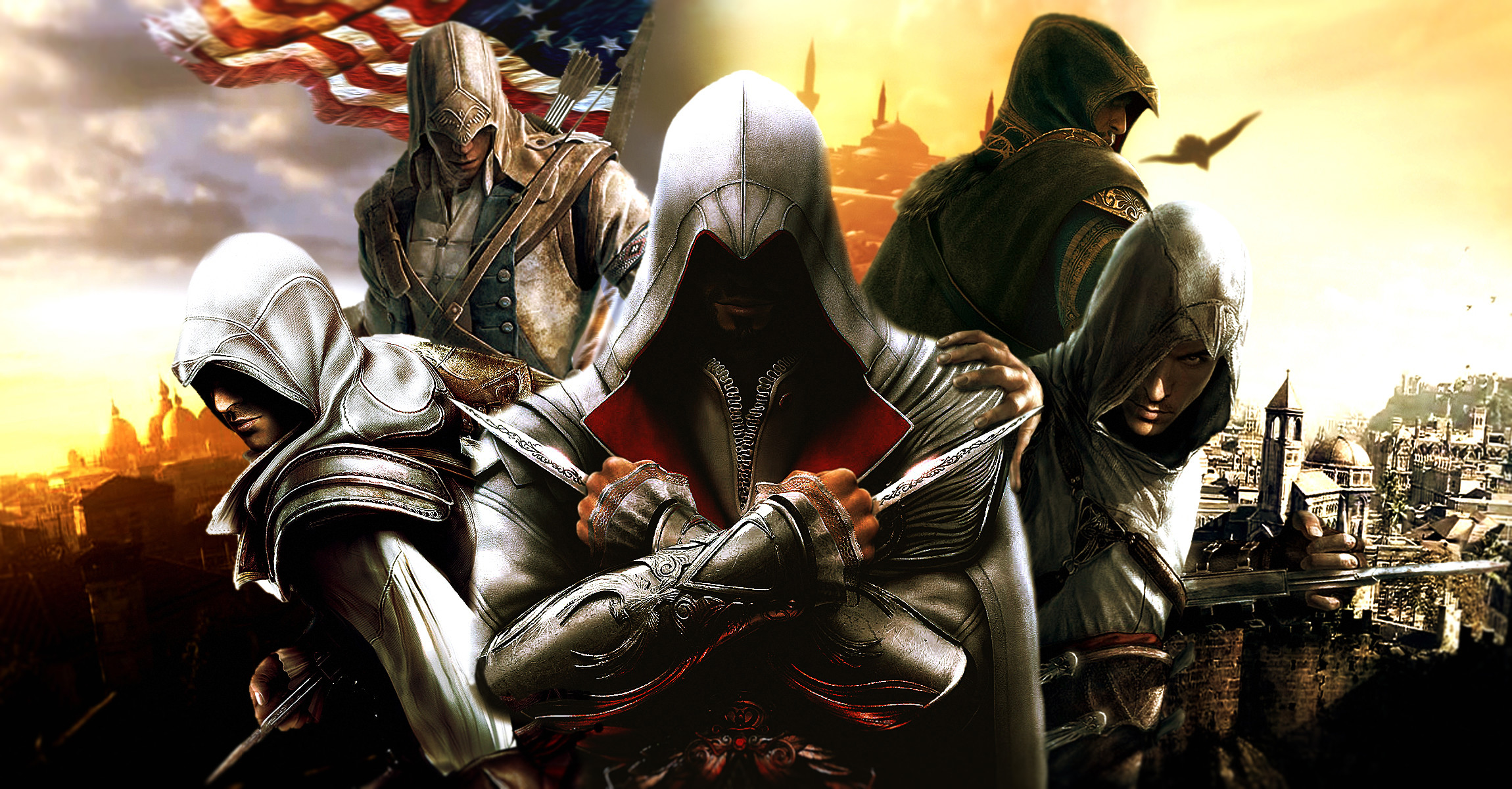 2300x1200 Assassin Creed Ezio Wallpapers Desktop