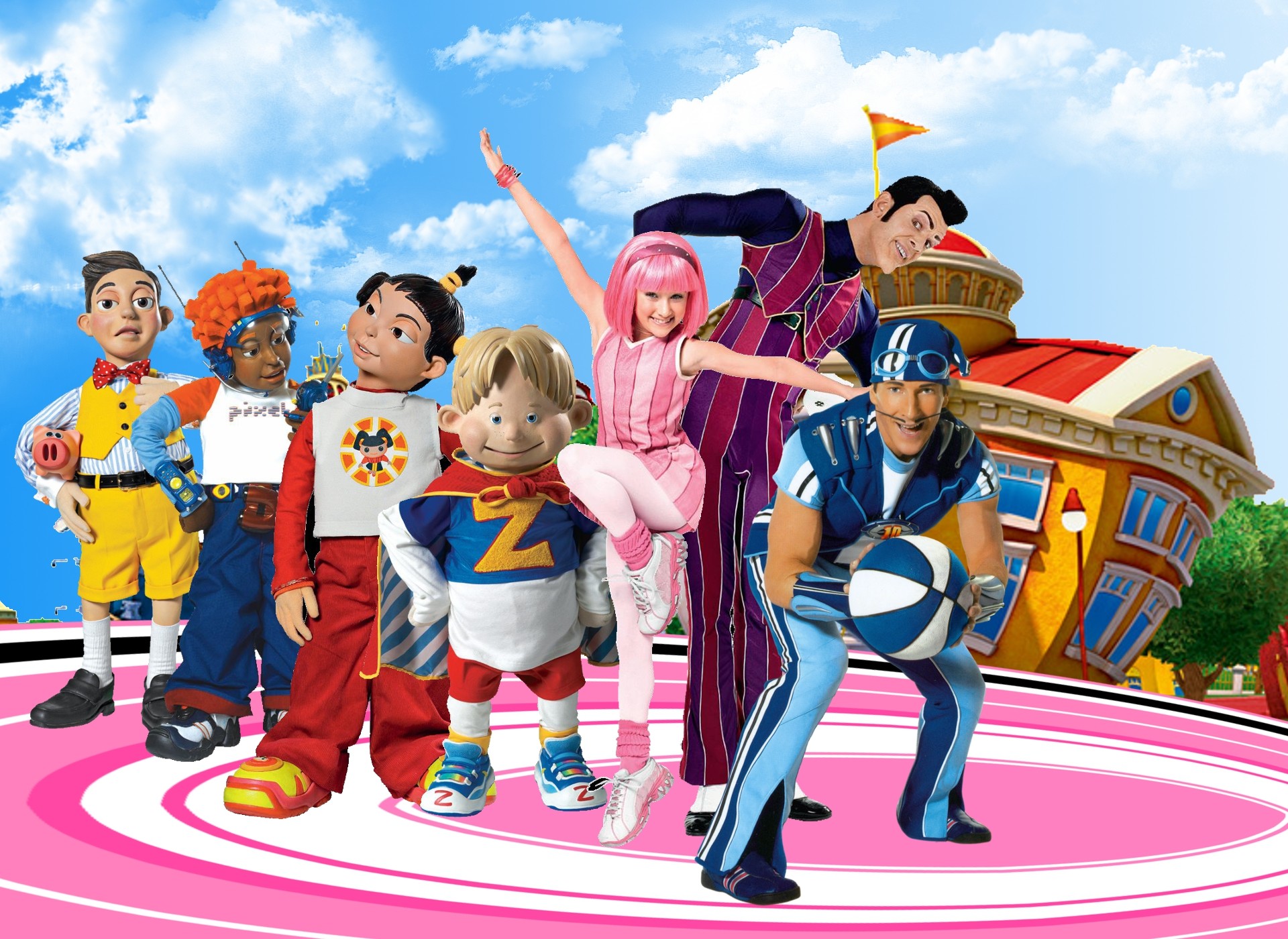 Lazy town characters