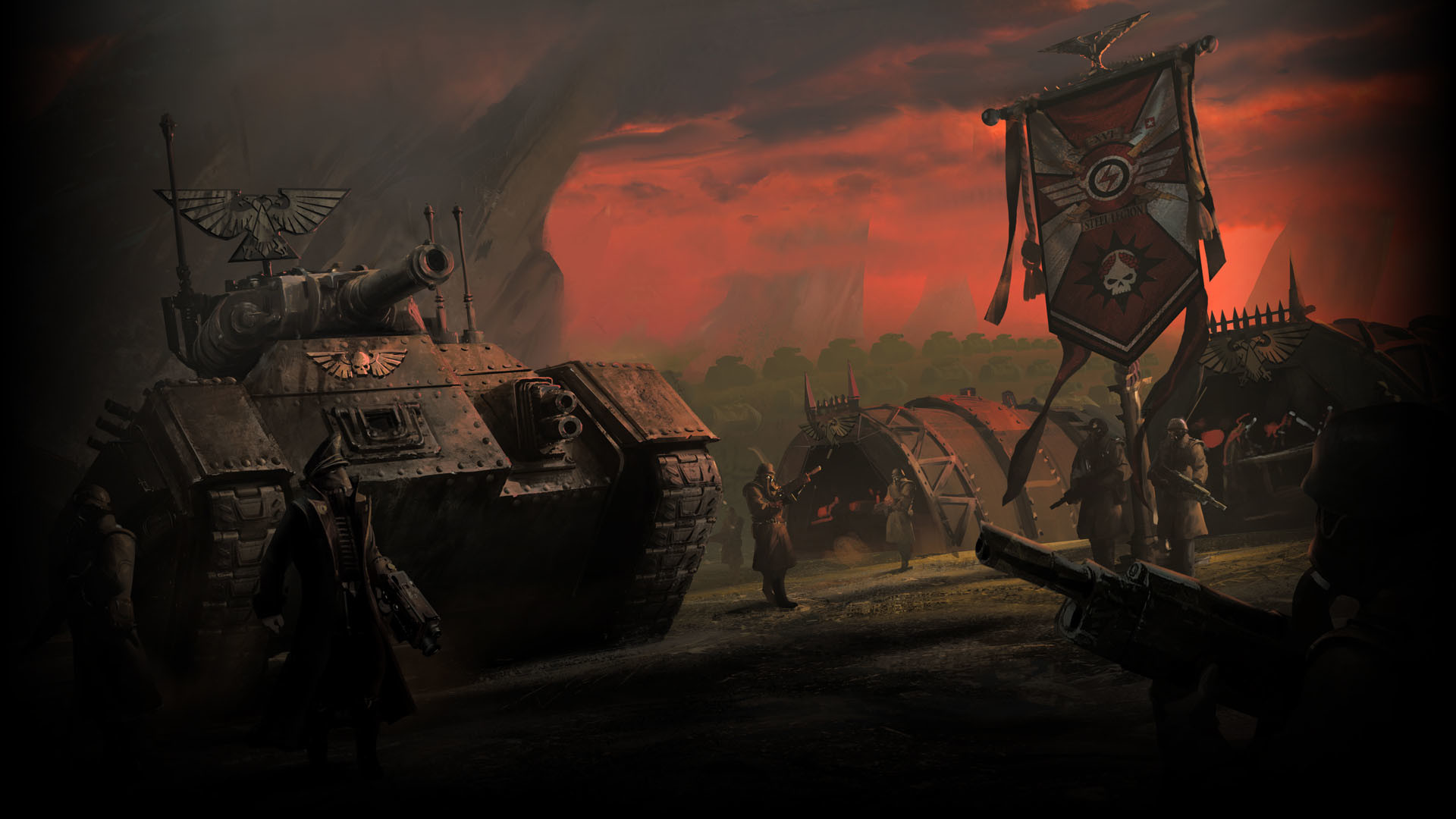 1920x1080 Image - Warhammer 40000 Armageddon Background Yarricks Camp.jpg | Steam  Trading Cards Wiki | FANDOM powered by Wikia
