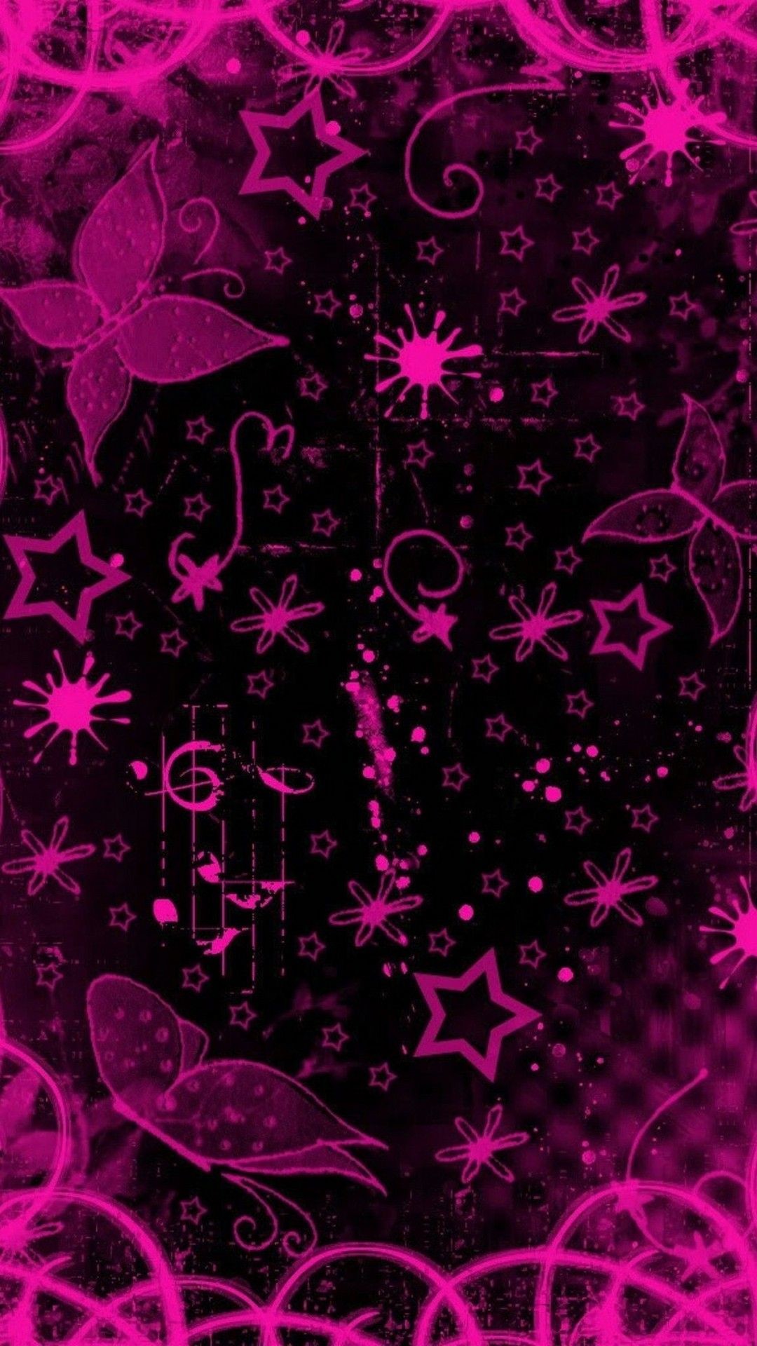 1080x1920 Best Black and Pink iPhone Wallpaper - Best iPhone Wallpaper