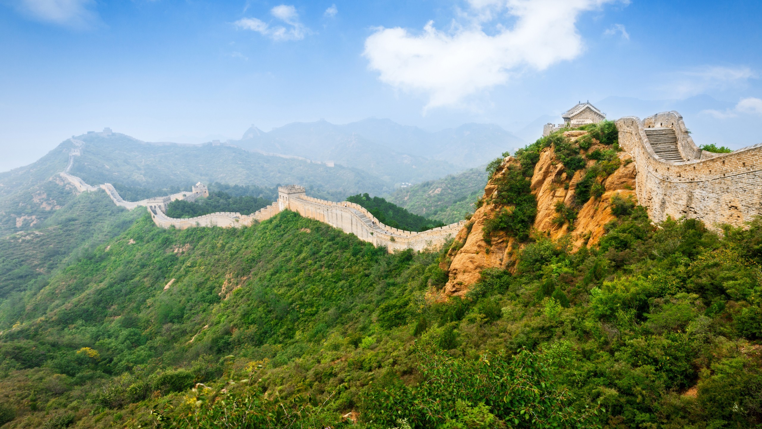 2560x1440 World / Great Wall of China Wallpaper