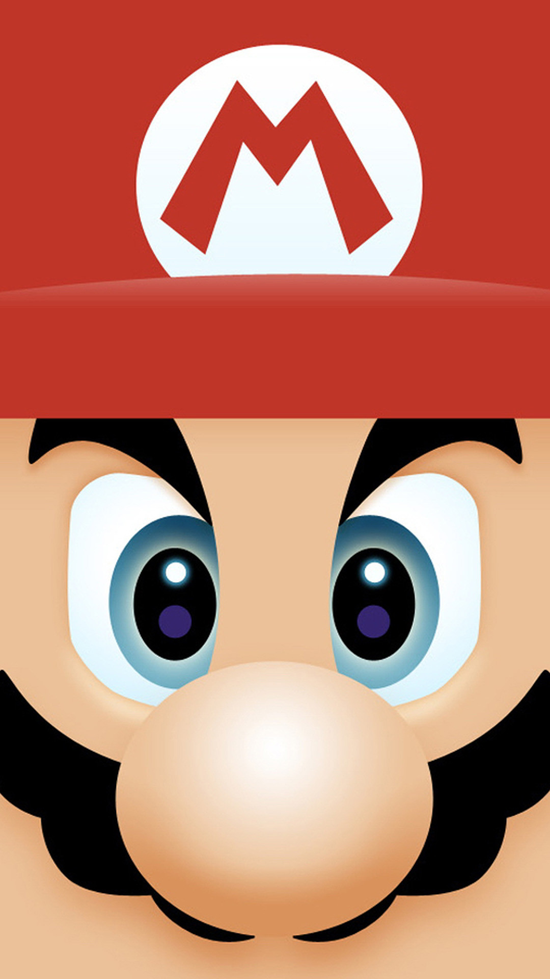 1080x1920 iPhone 6 plus Mario Face HD Wallpaper