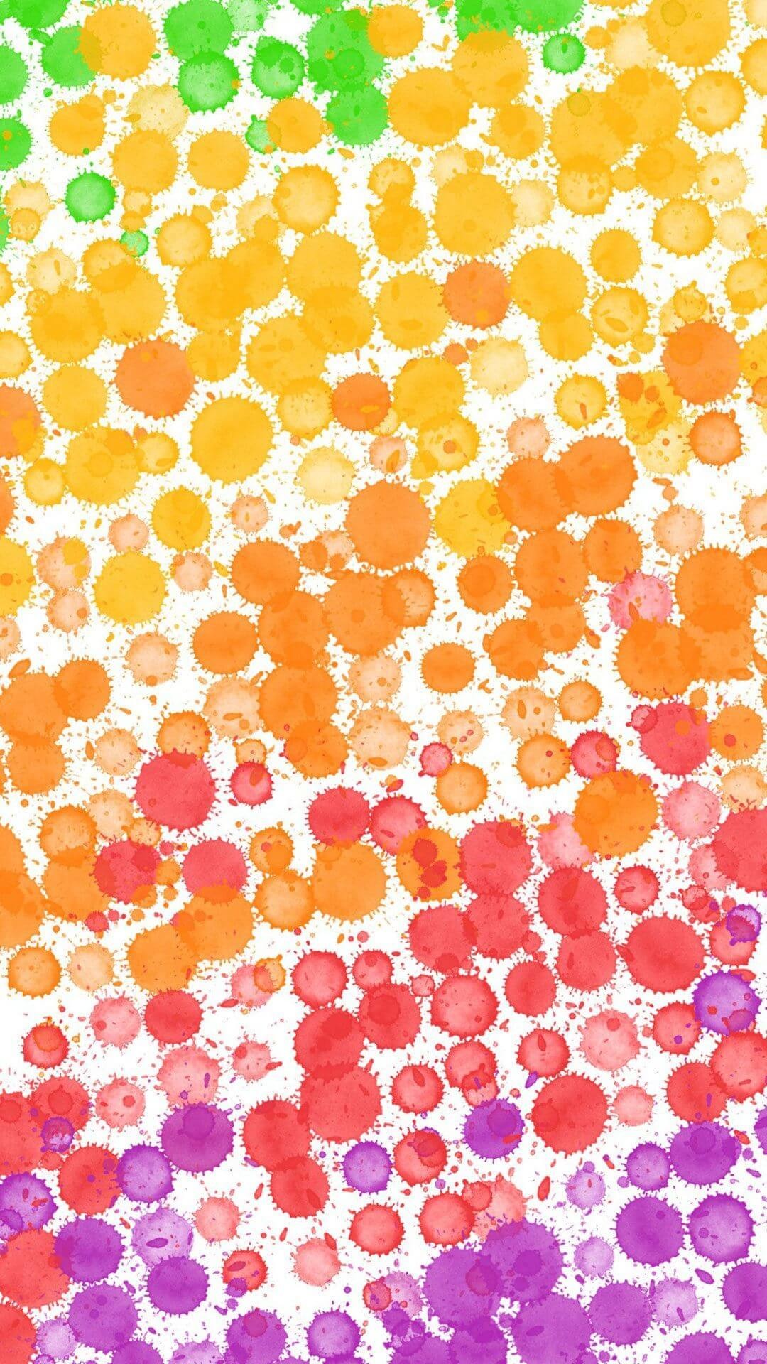 1080x1920 Colorful Dots Wallpaper iPhone HD