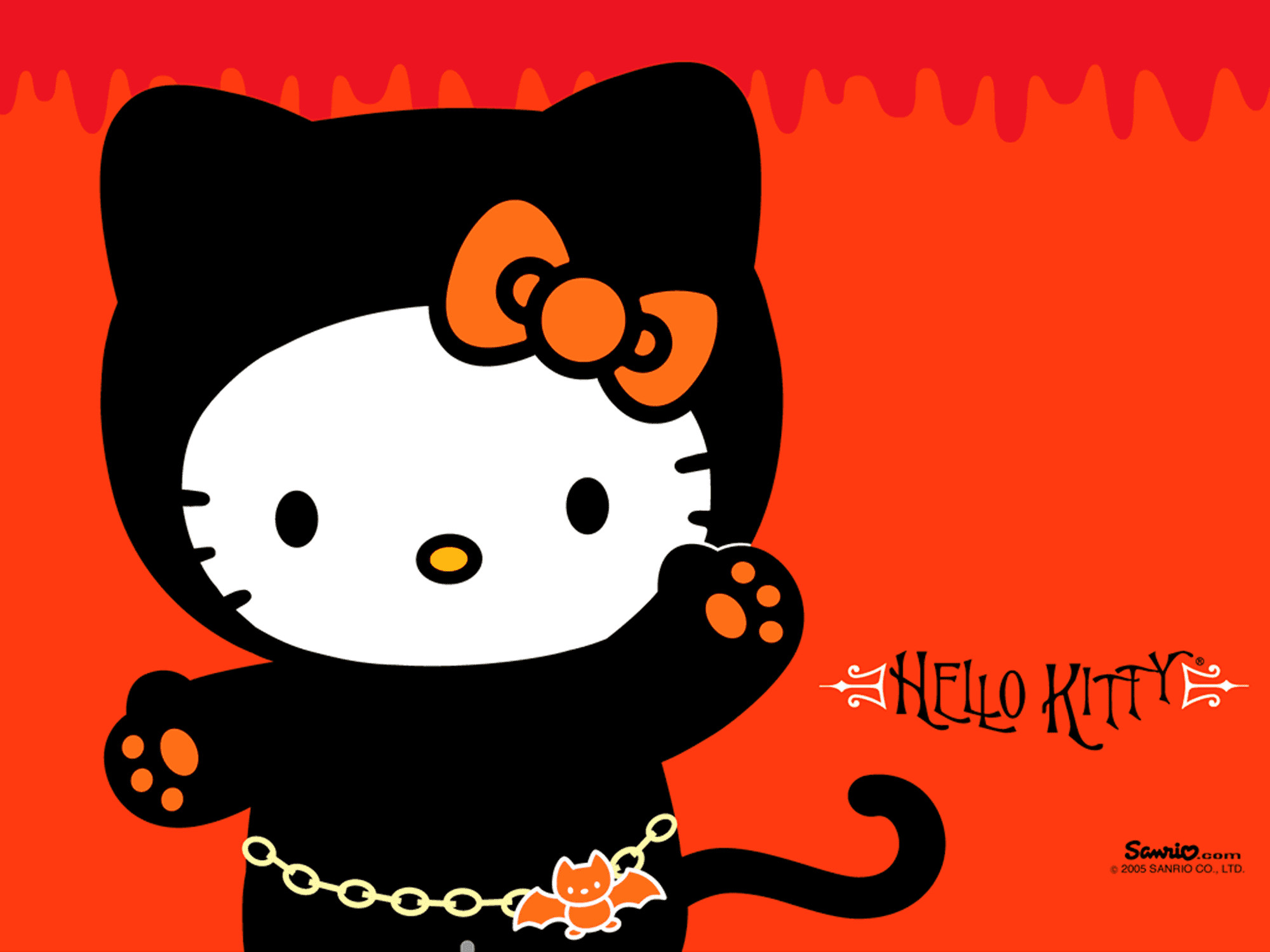 2000x1500 Halloween Hello Kitty Wallpaper