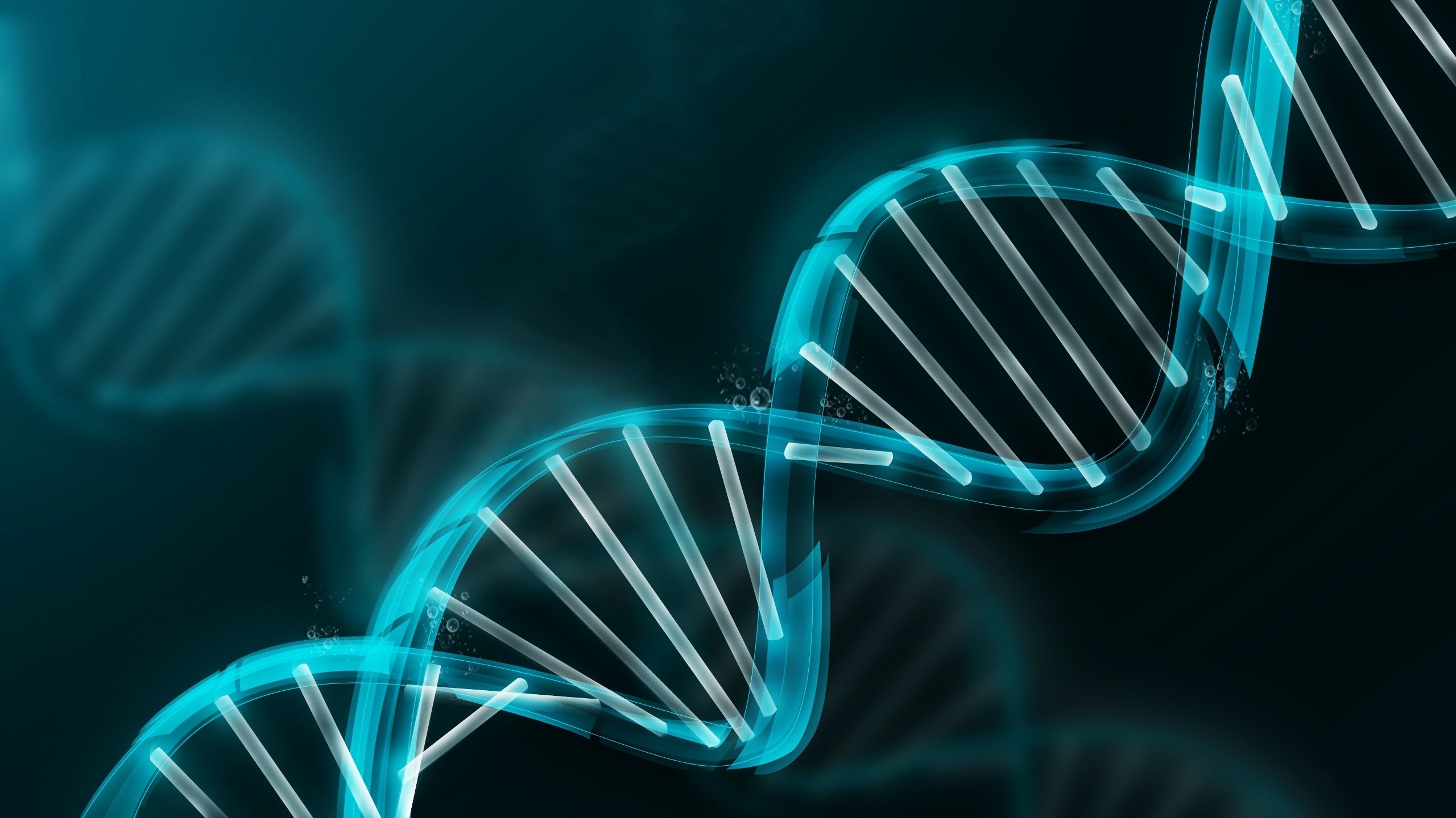2560x1440 Bio Science: DNA HD Wallpaper