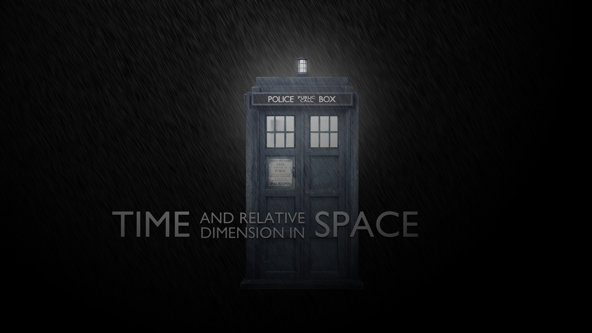 1920x1080 A Tardis Wallpaper I Made Today, Requests Welcomed.