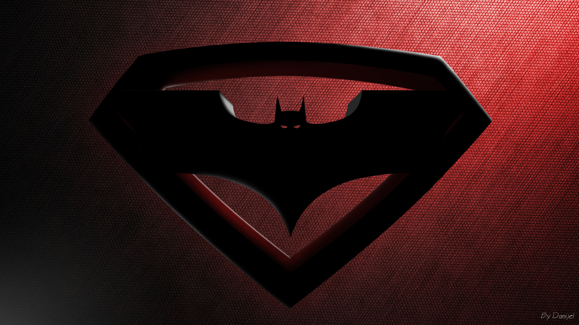 1920x1080 Movie - Batman v Superman: Dawn of Justice Superman Batman Logo Steel  Wallpaper
