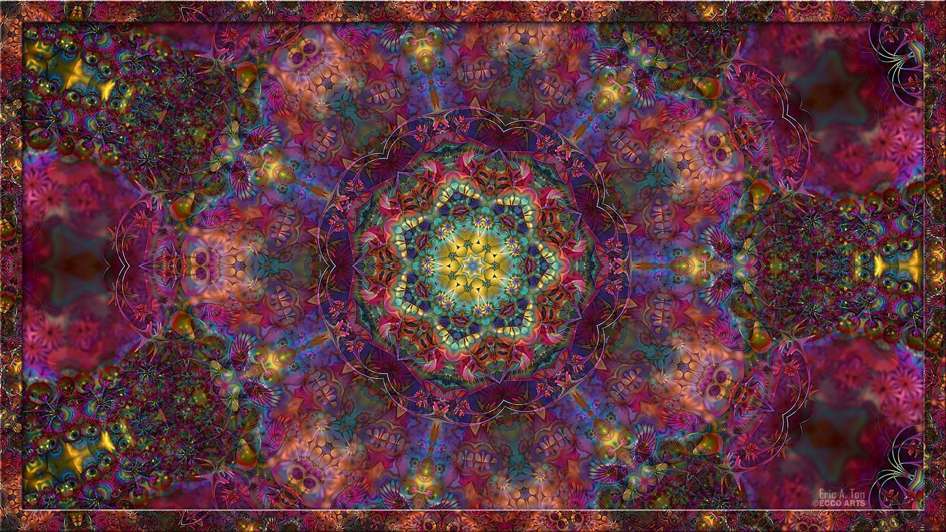 1920x1080 Mandala Wallpaper by eccoarts on DeviantArt