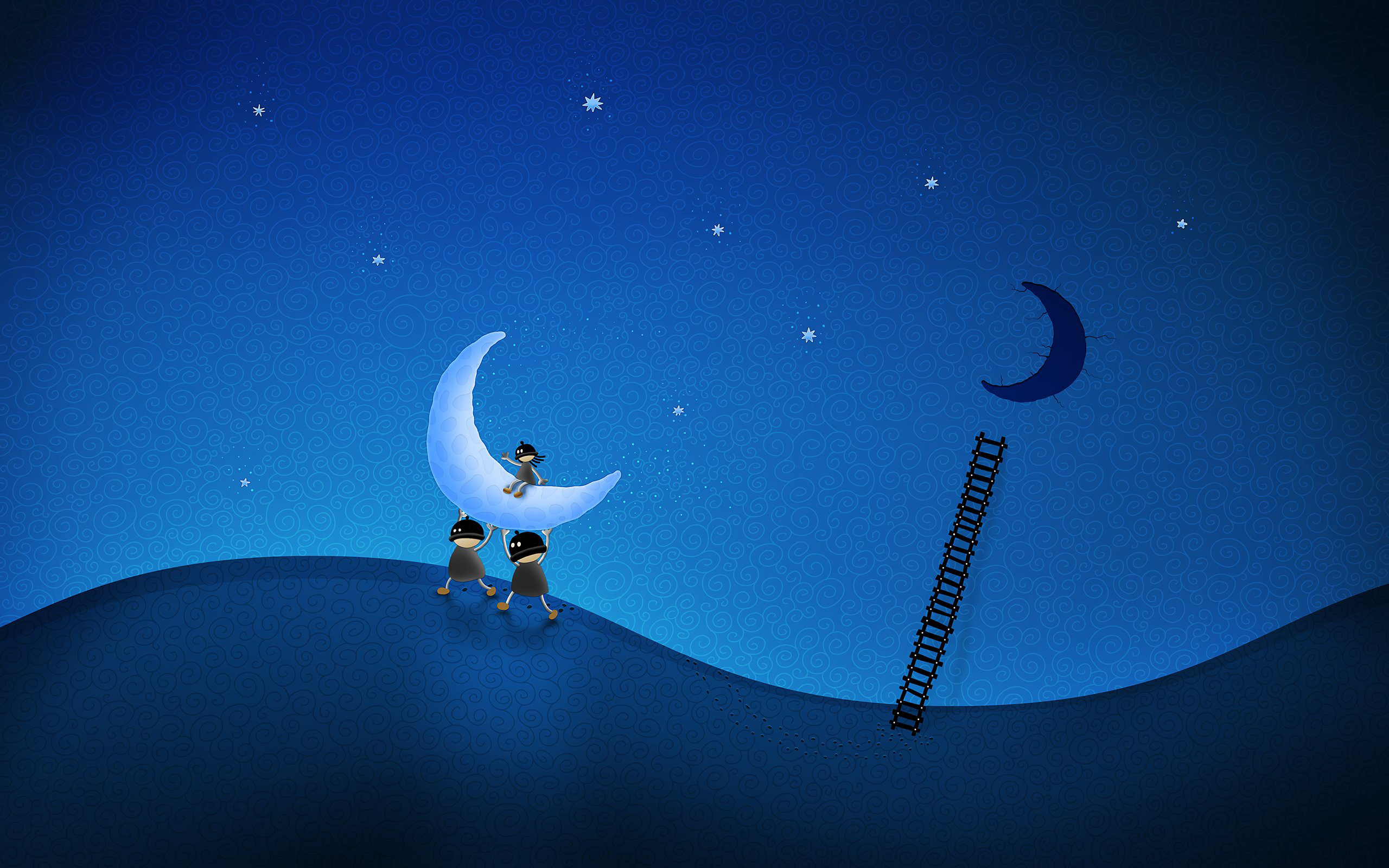 2560x1600 click to free download the wallpaper---Hateful Thieves Having the Moon  Stolen,
