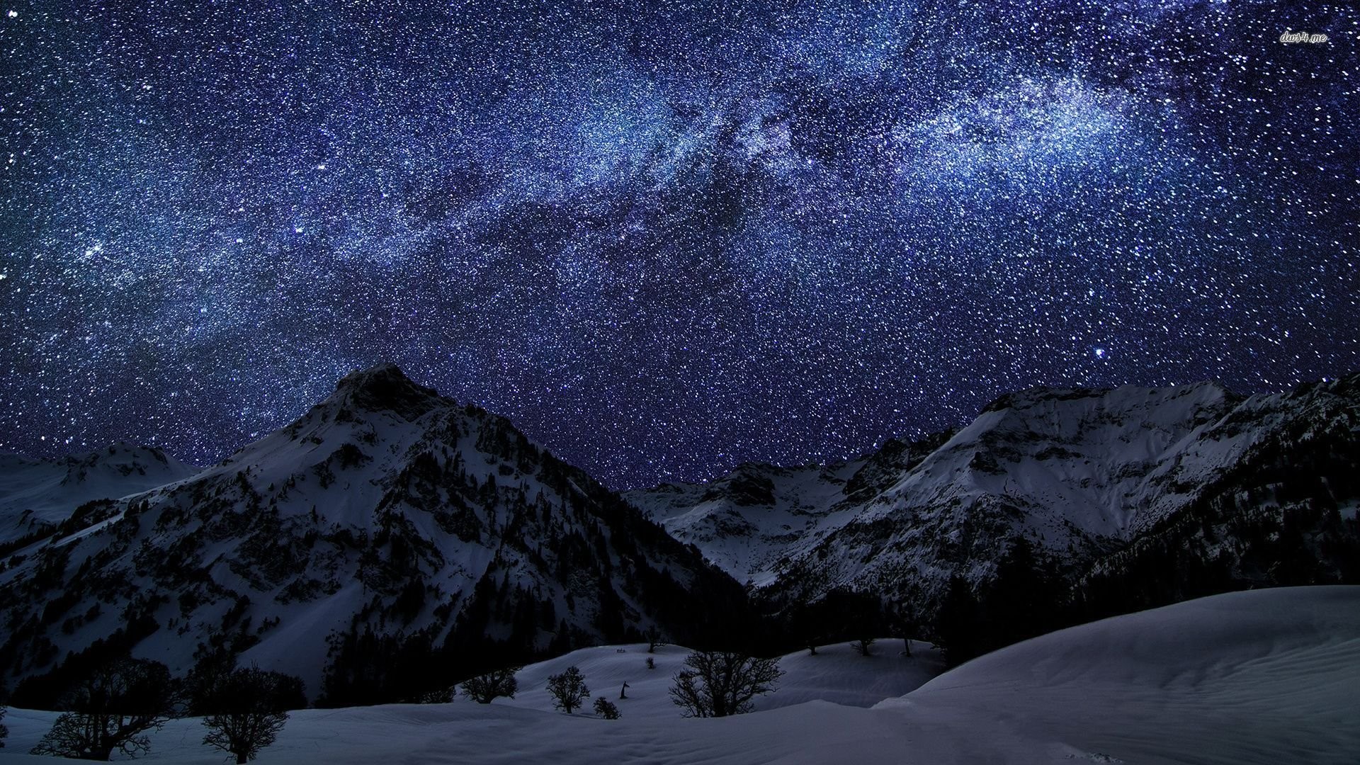 1920x1080 Milky Way Above The Mountains 725943