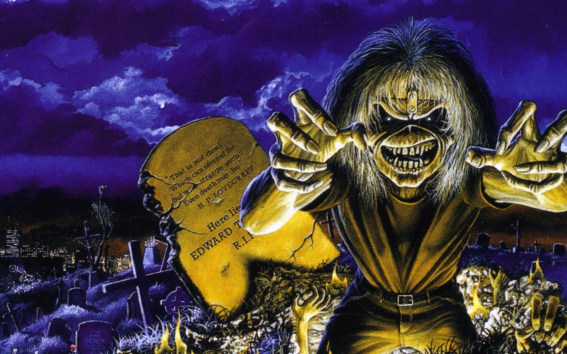 1920x1200 Download Iron Maiden Heavy Metal Power Artwork Fantasy Dark Evil Eddie  Skull Demon Poster Wallpaper At Dark Wallpapers