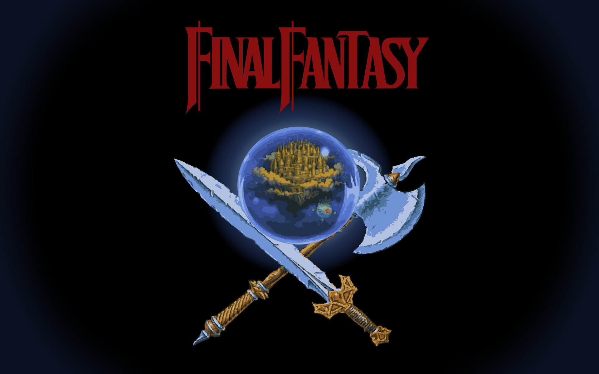 1920x1200 Final Fantasy 1 Nes Wallpaper