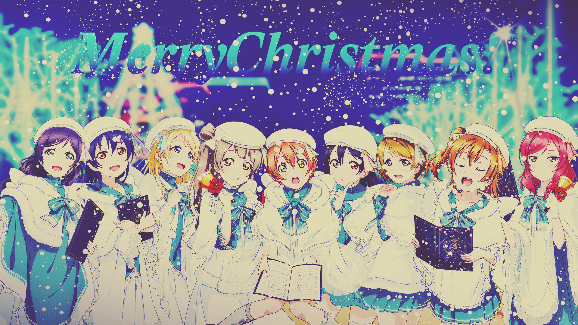 1920x1080 Anime - Christmas Wallpaper
