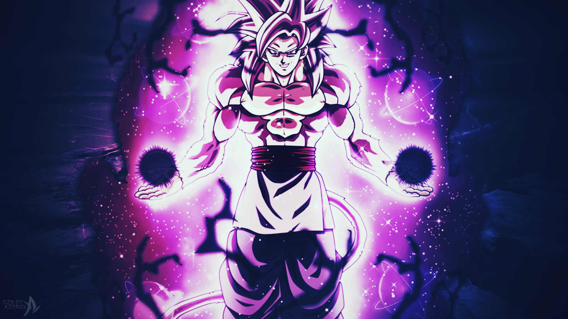 Gogeta SSJ4 [Legends] Custom Mobile Wallpaper by davidmaxsteinbach