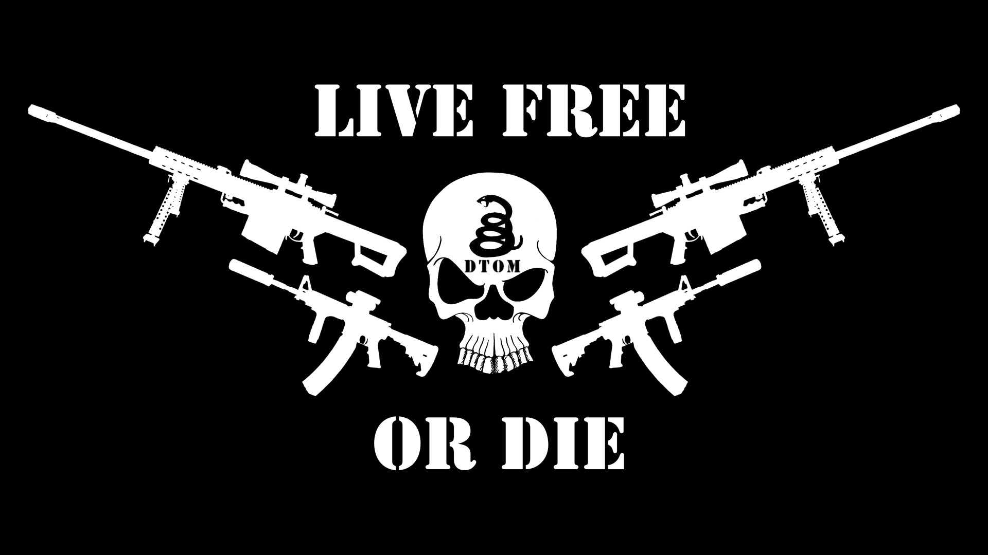 1920x1080 ... Live Free Don't Tread On Me by justo23