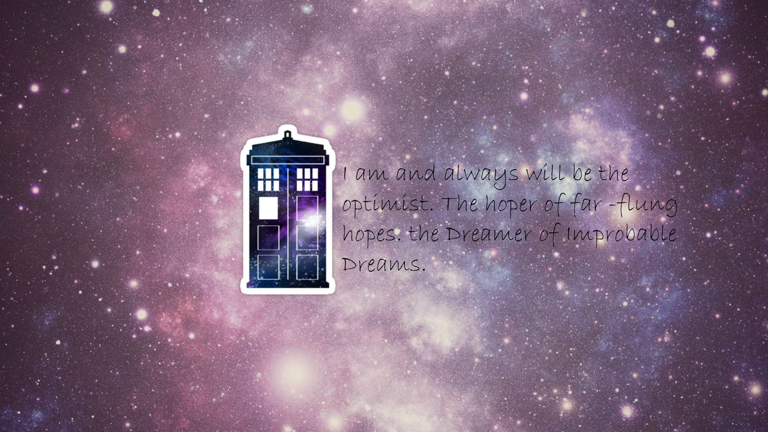 2560x1440 Doctor Who TARDIS Christmas Wallpaper