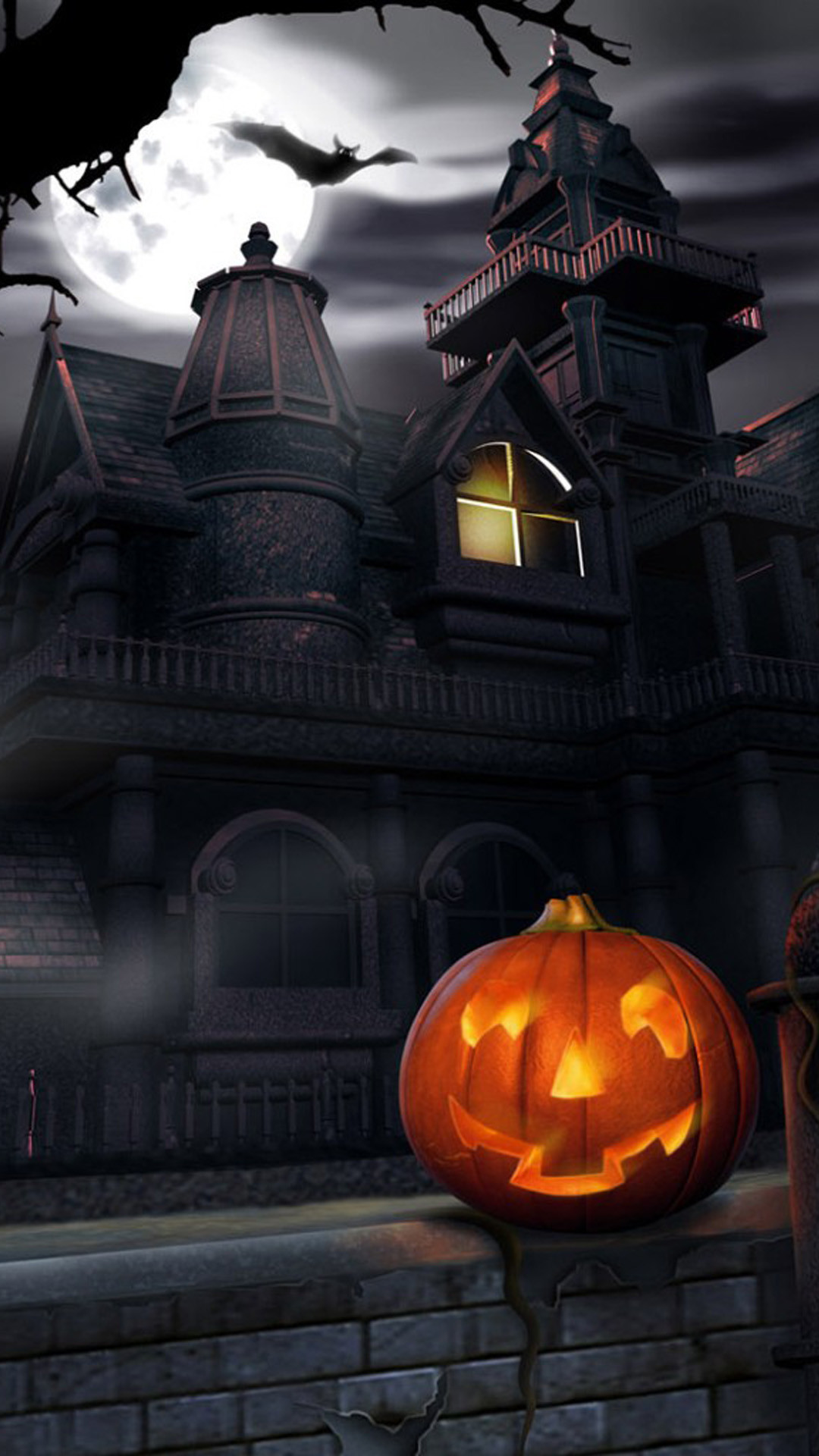 1080x1920 Free Halloween iPhone Wallpaper Backgrounds.