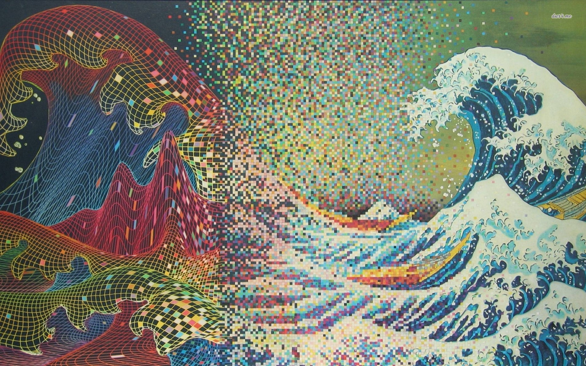 1920x1200 ... The Great Wave off Kanagawa wallpaper  ...