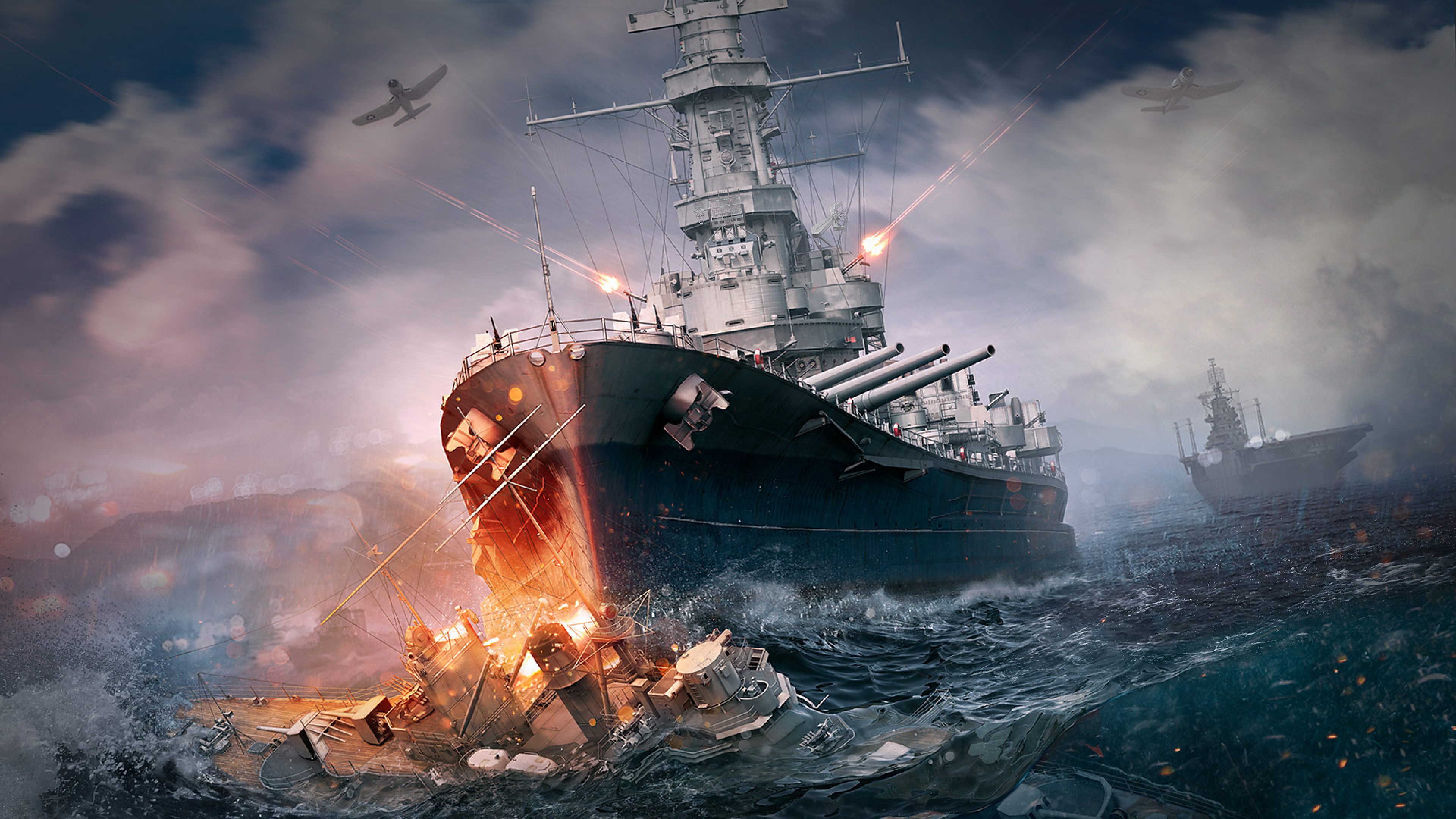 3840x2160 1920x1200 Memory of A Battleship Wallpaper