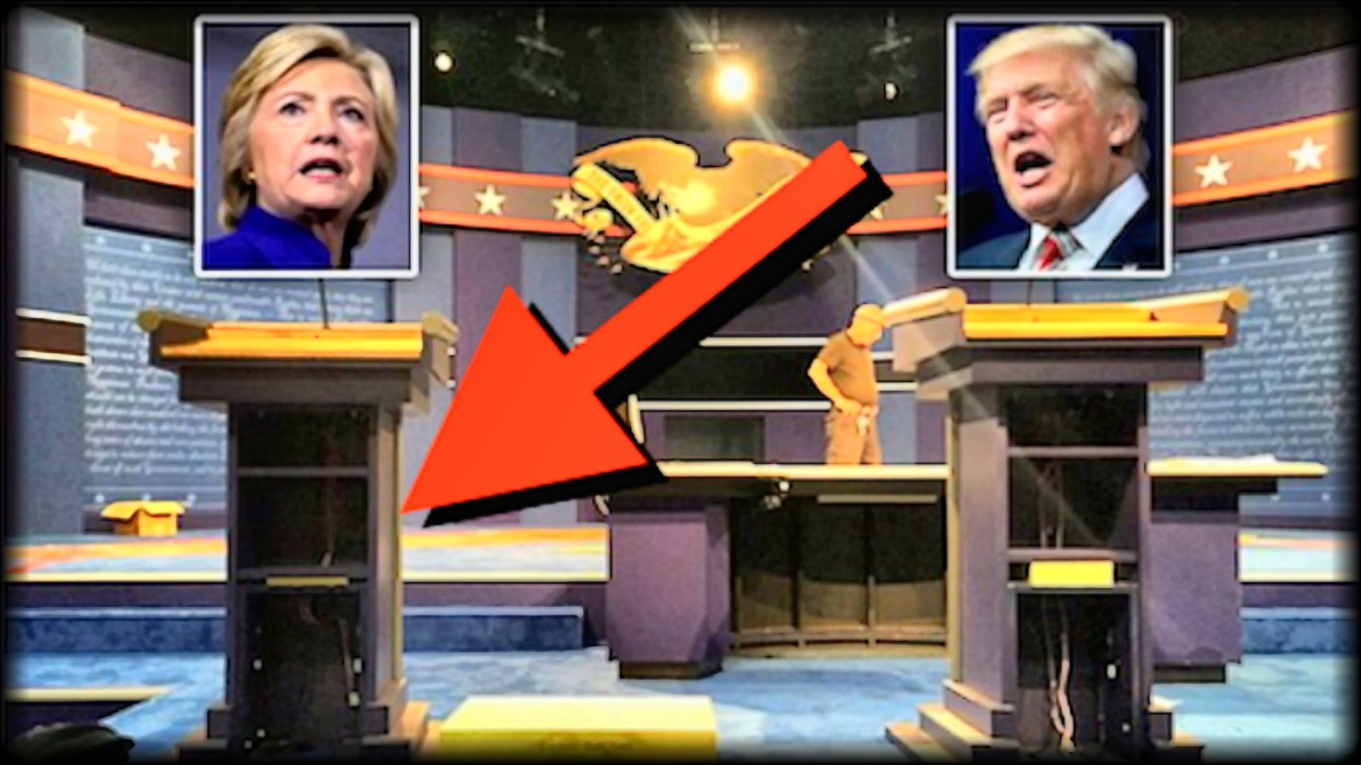 1920x1080 BREAKING: EVERY AMERICAN JUST NOTICED SOMETHING HUUUUGE ABOUT HILLARY  CLINTON'S DEBATE PODIUM! - YouTube