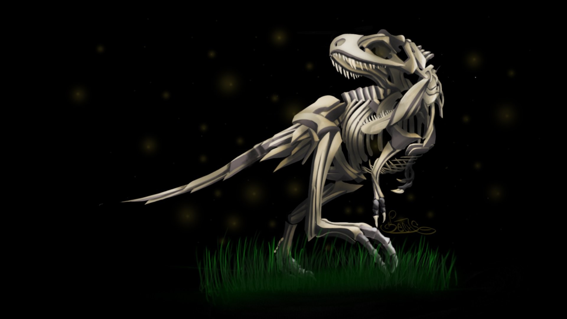 1920x1080 Dinosaurs Skeletons Tyrannosaurus Rex Wallpaper At Dark Wallpapers