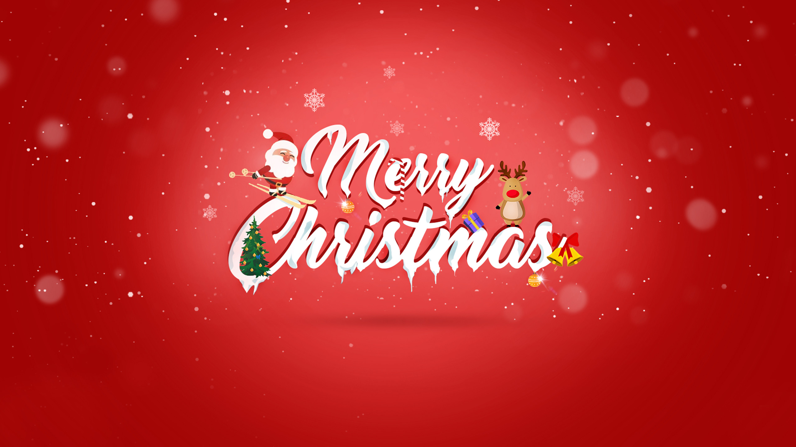 2560x1440 Merry Christmas HD 2018