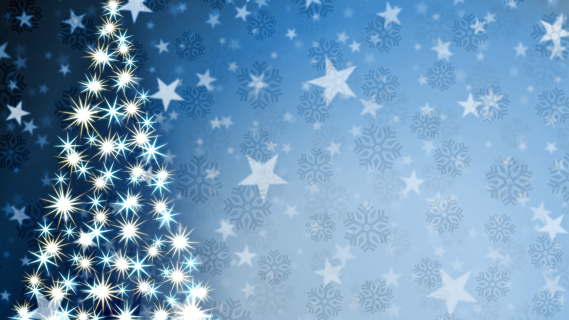 1920x1080 Wallpaper Christmas tree, Star, Pattern, Background