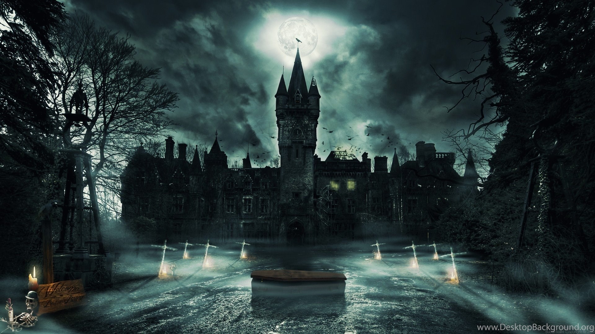 1920x1080 High Resolution Ghost Castle Wallpapers Full Size SiWallpaperHD 17872