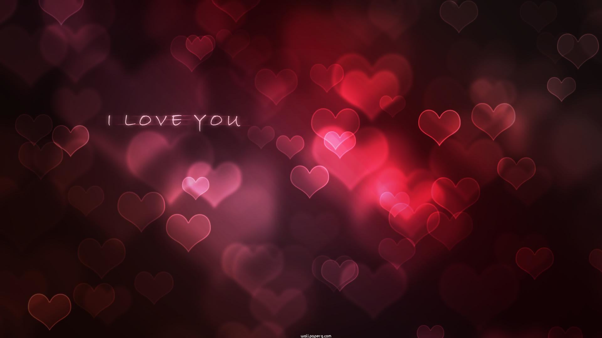 1920x1080 Download "Red hearts background image" wallpaper for mobile cell phone.