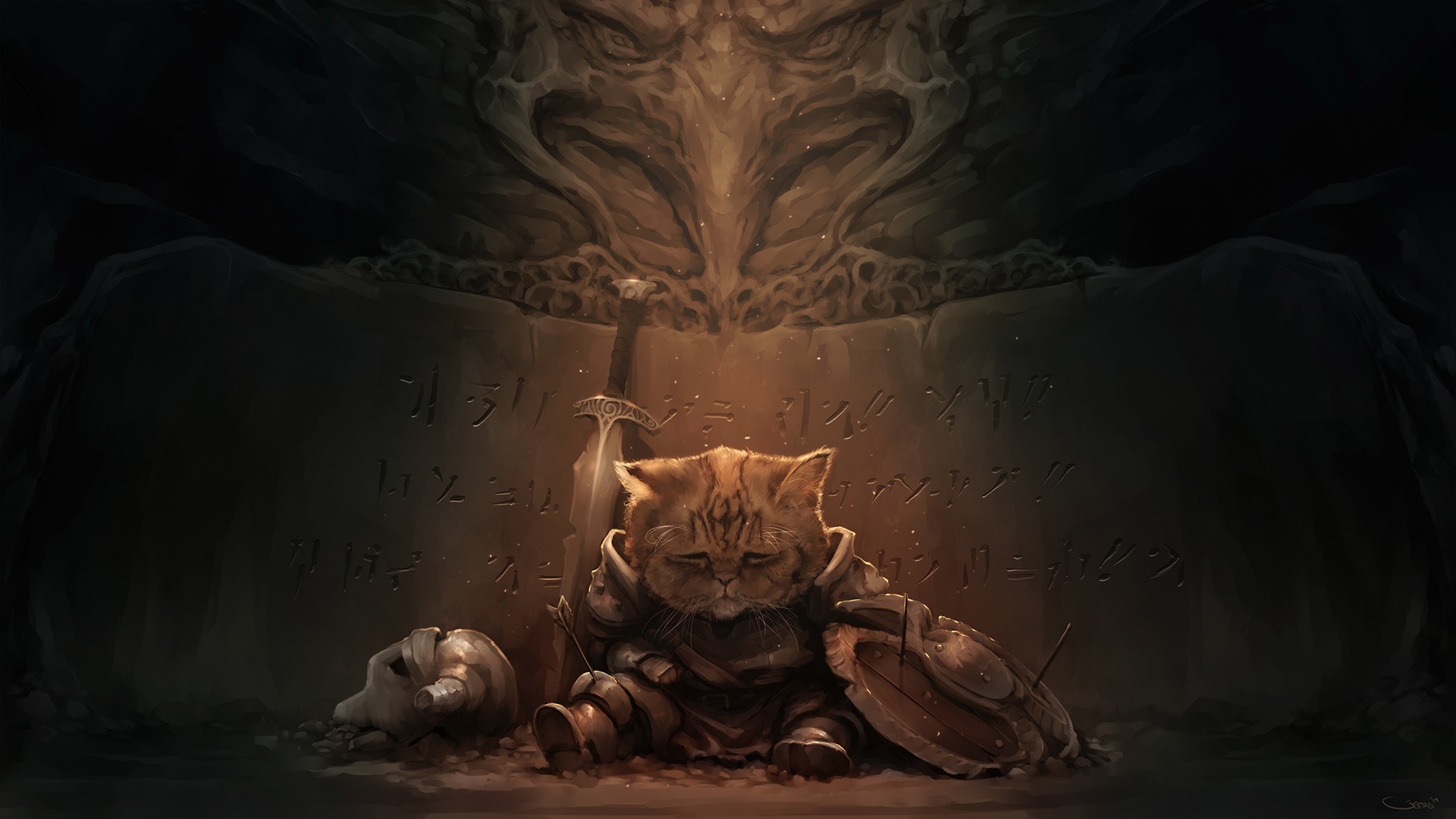 1920x1080 General  cat The Elder Scrolls V: Skyrim Lirik