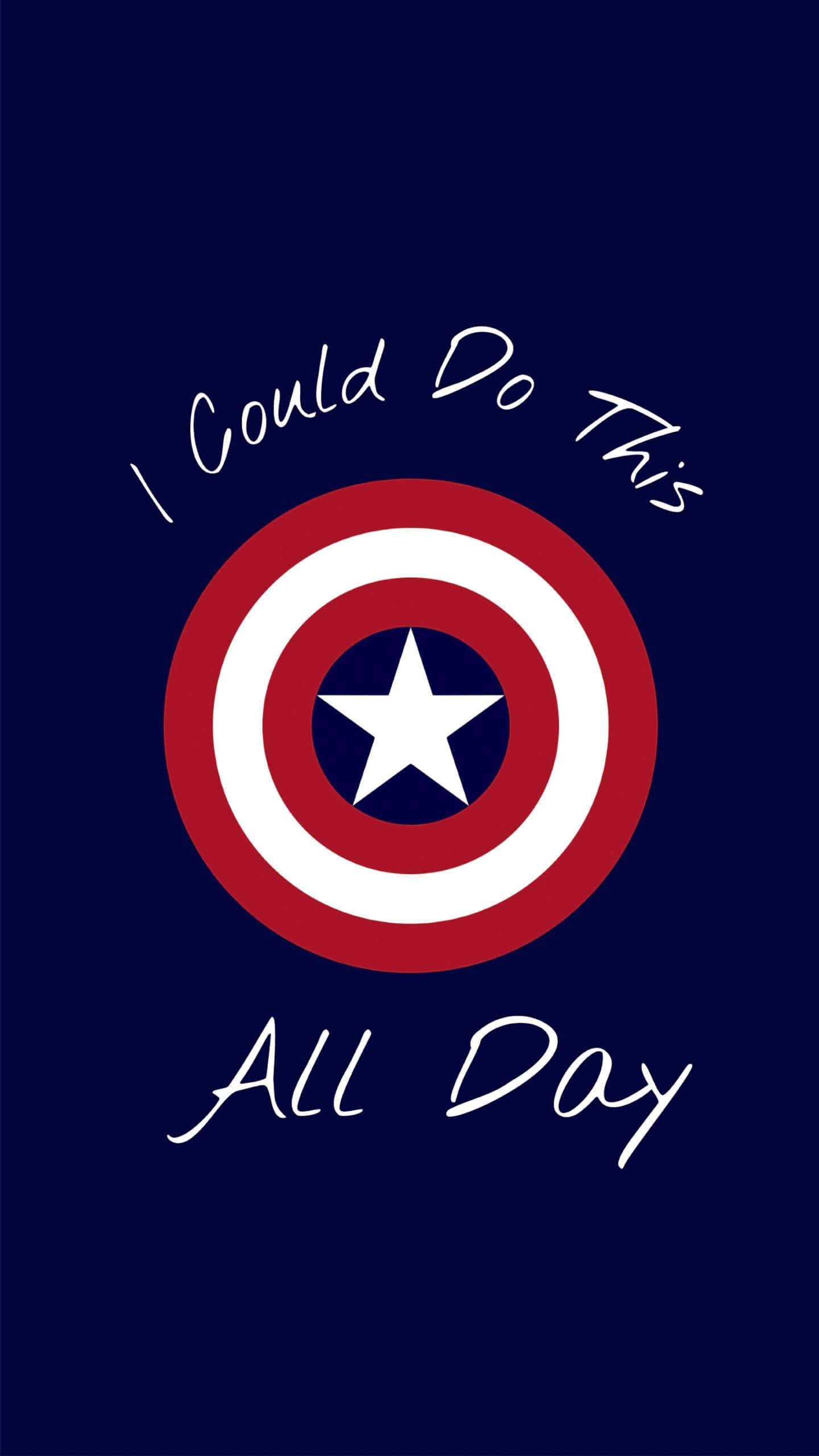 1440x2560 Captain America Best Quote iPhone Wallpaper