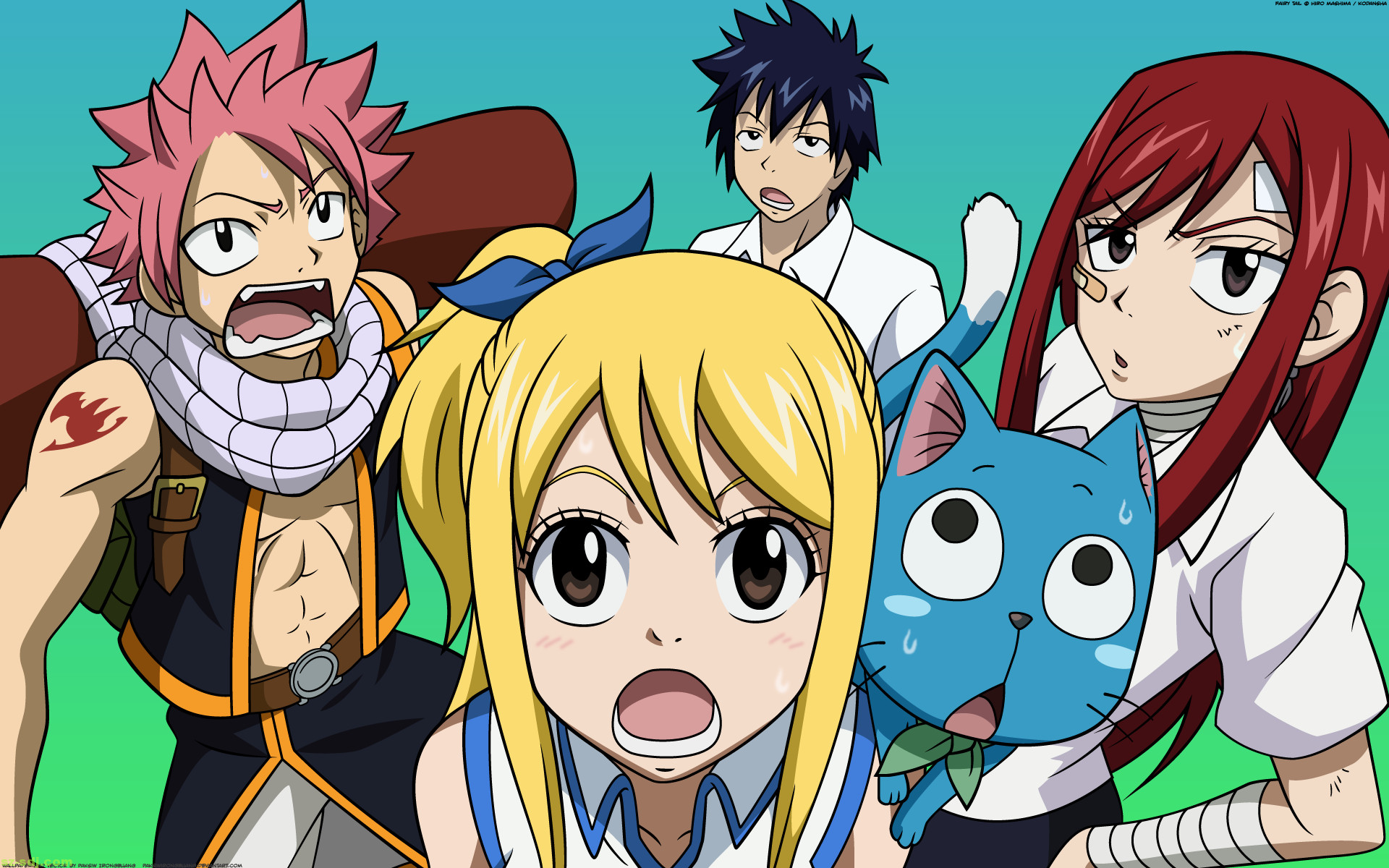 1920x1200 Funny Face Fairy Tail Anime Wallpaper High Definition